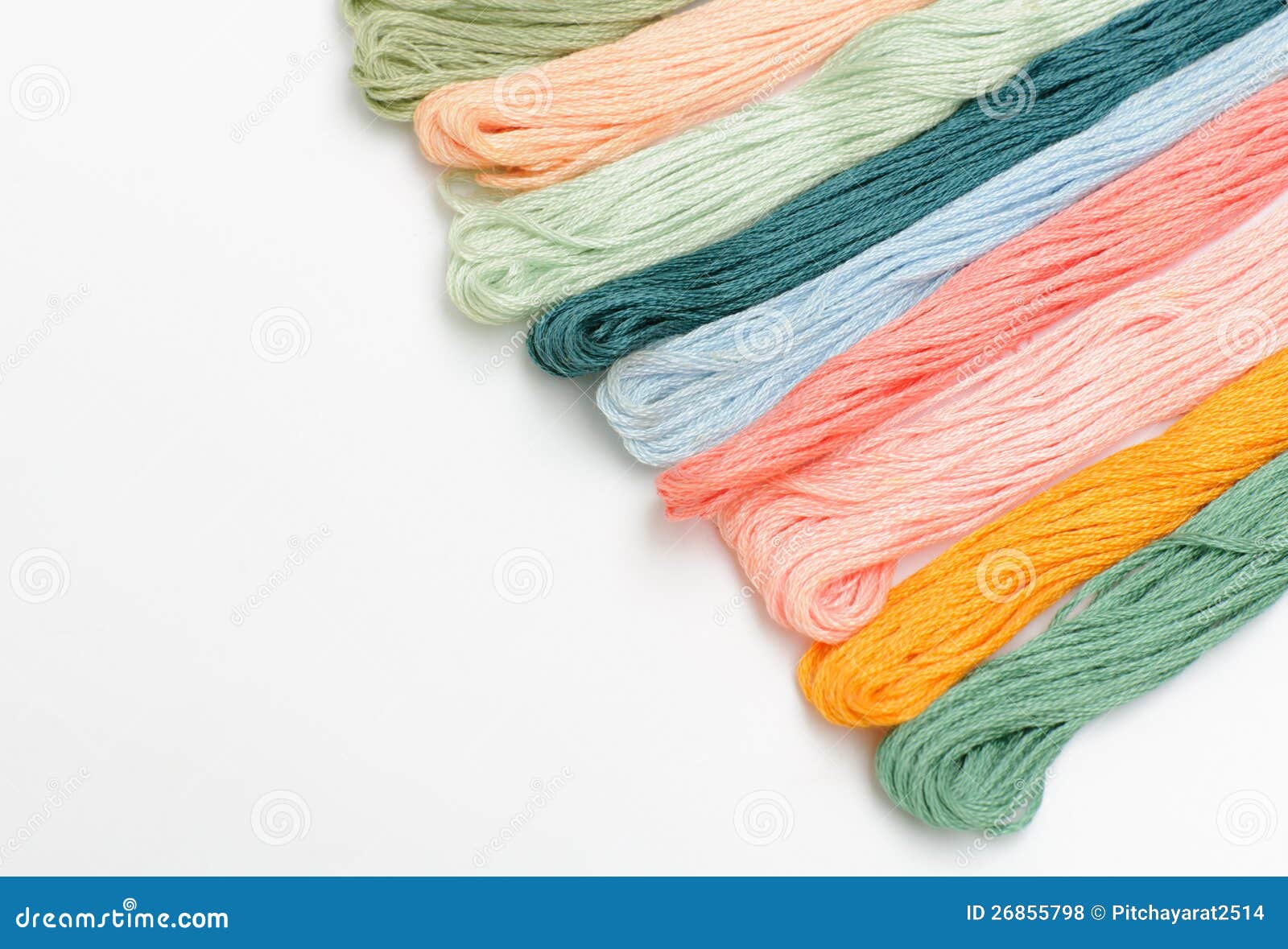 Sewing Threads for Embroidery Stock Photo Image of objects, needlecraft 26855798
