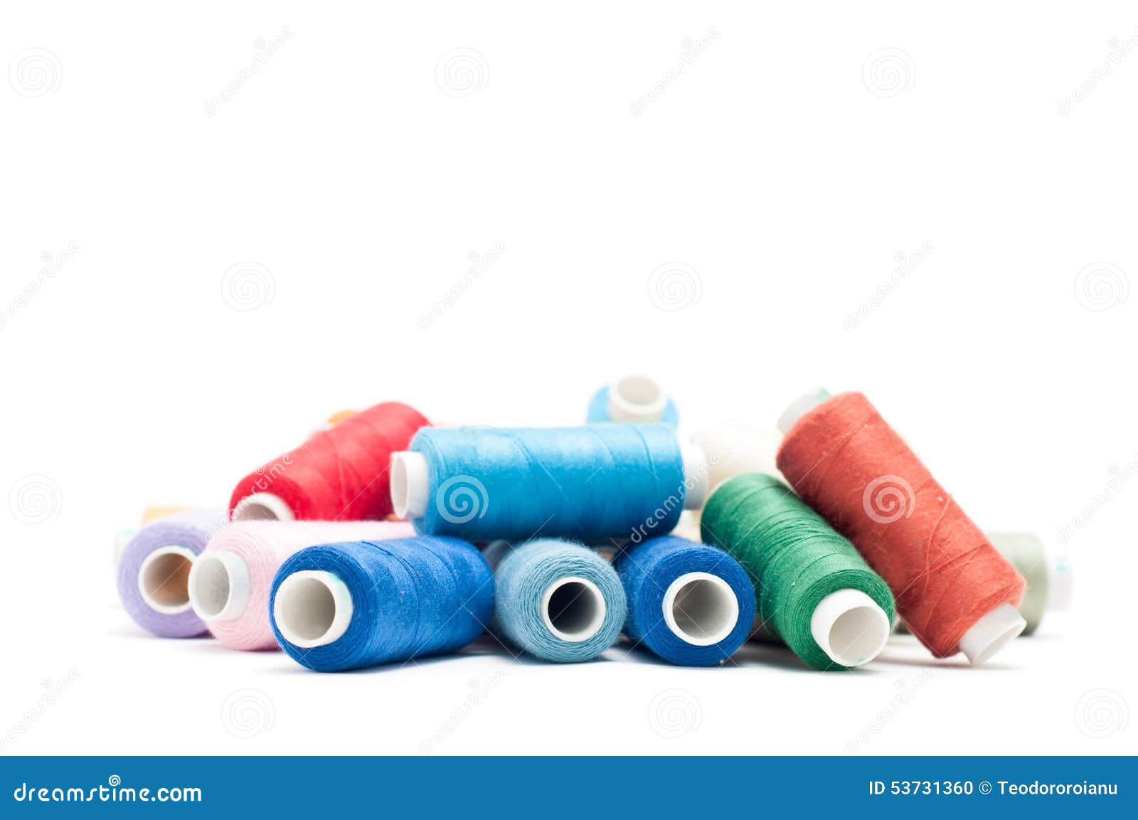 Sewing threads pile stock photo. Image of clothes, background 53731360