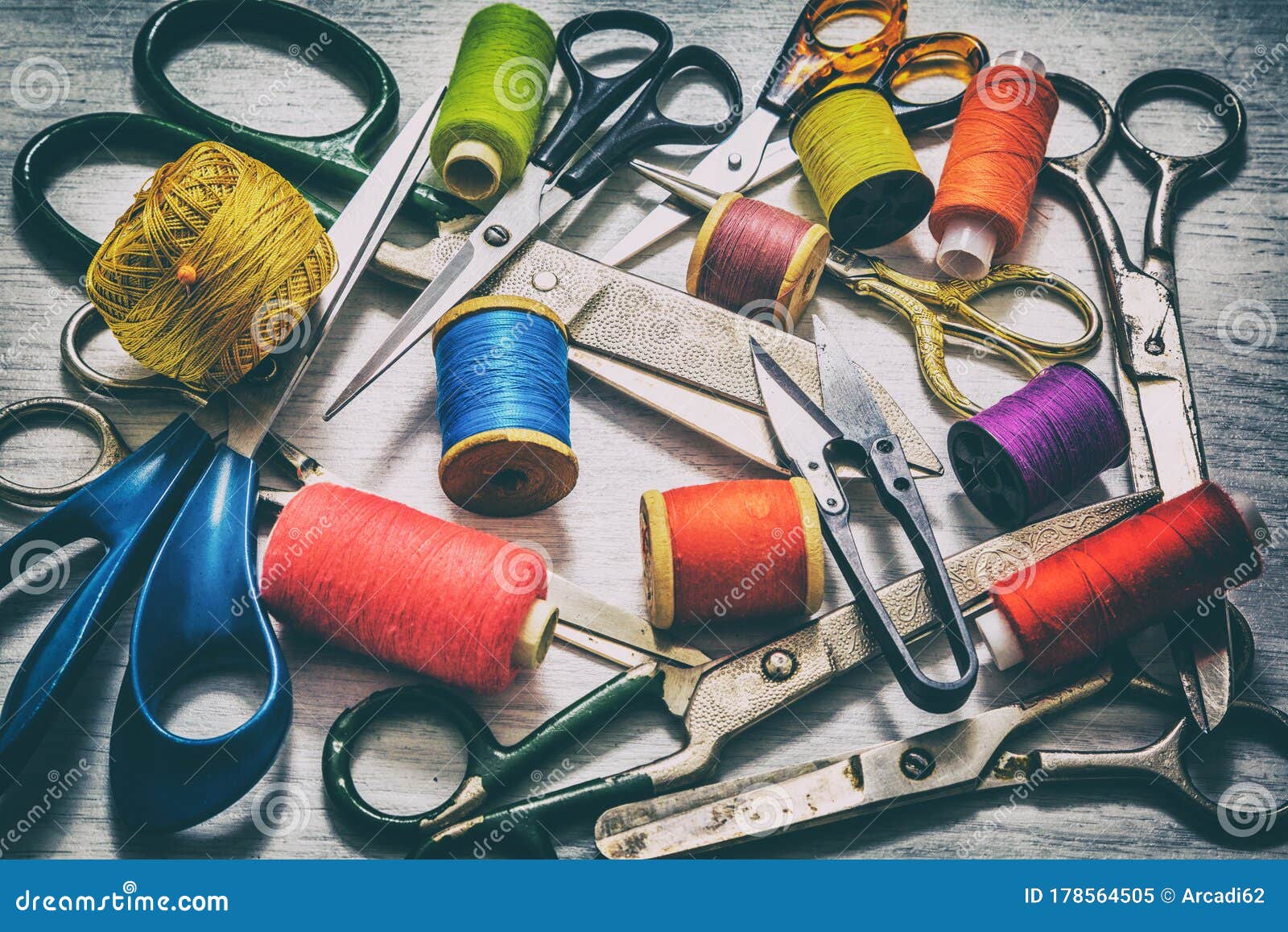 Sewing Tools and Accessories Stock Image - Image of hobby ...