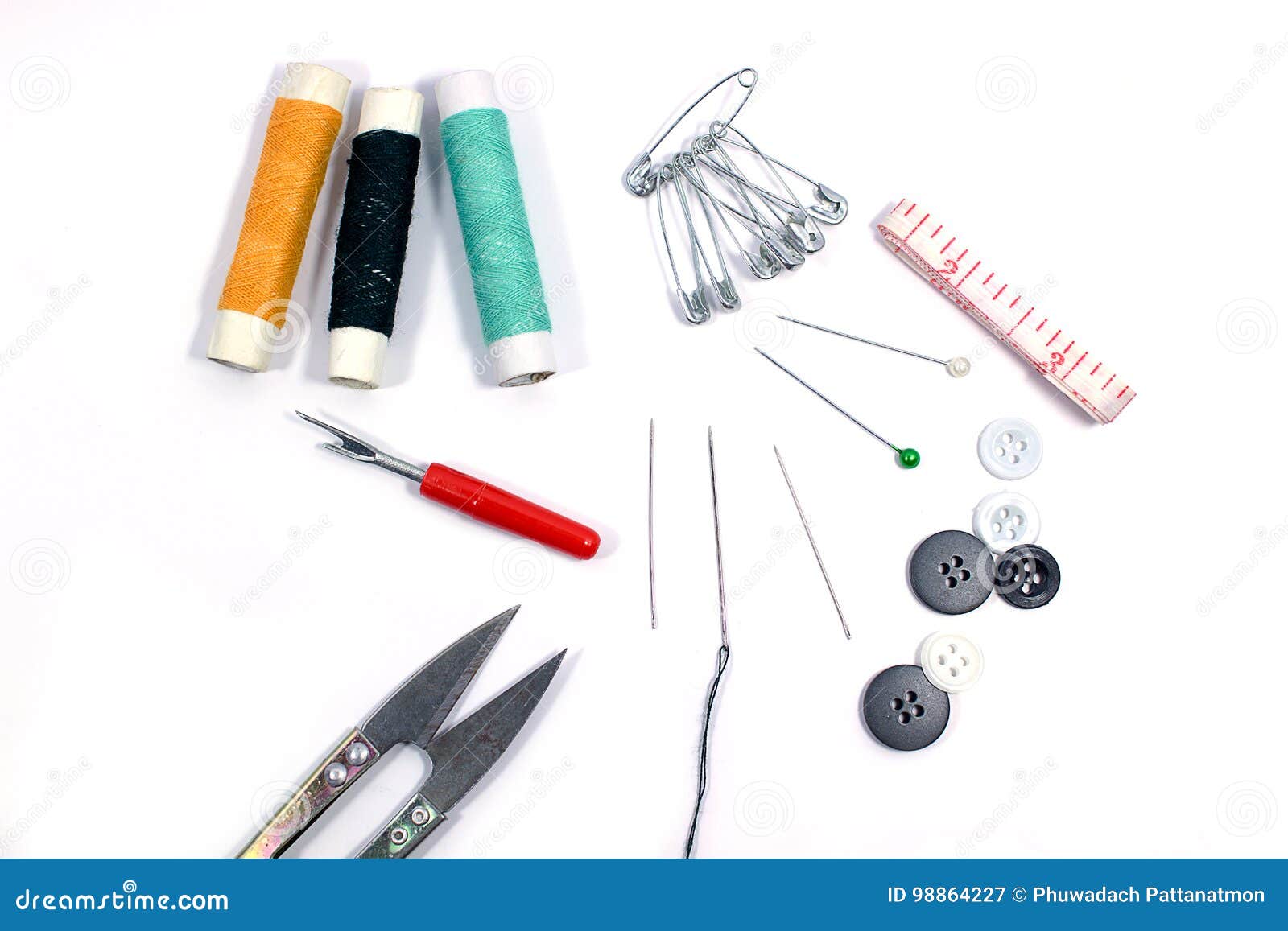 Sewing Tools stock image. Image of background, tailor 98864227
