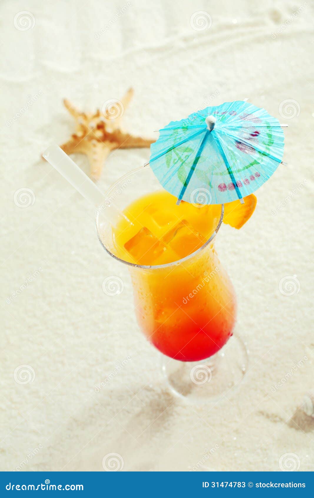 Sex On The Beach Cocktail Stock Image Image Of Beverage