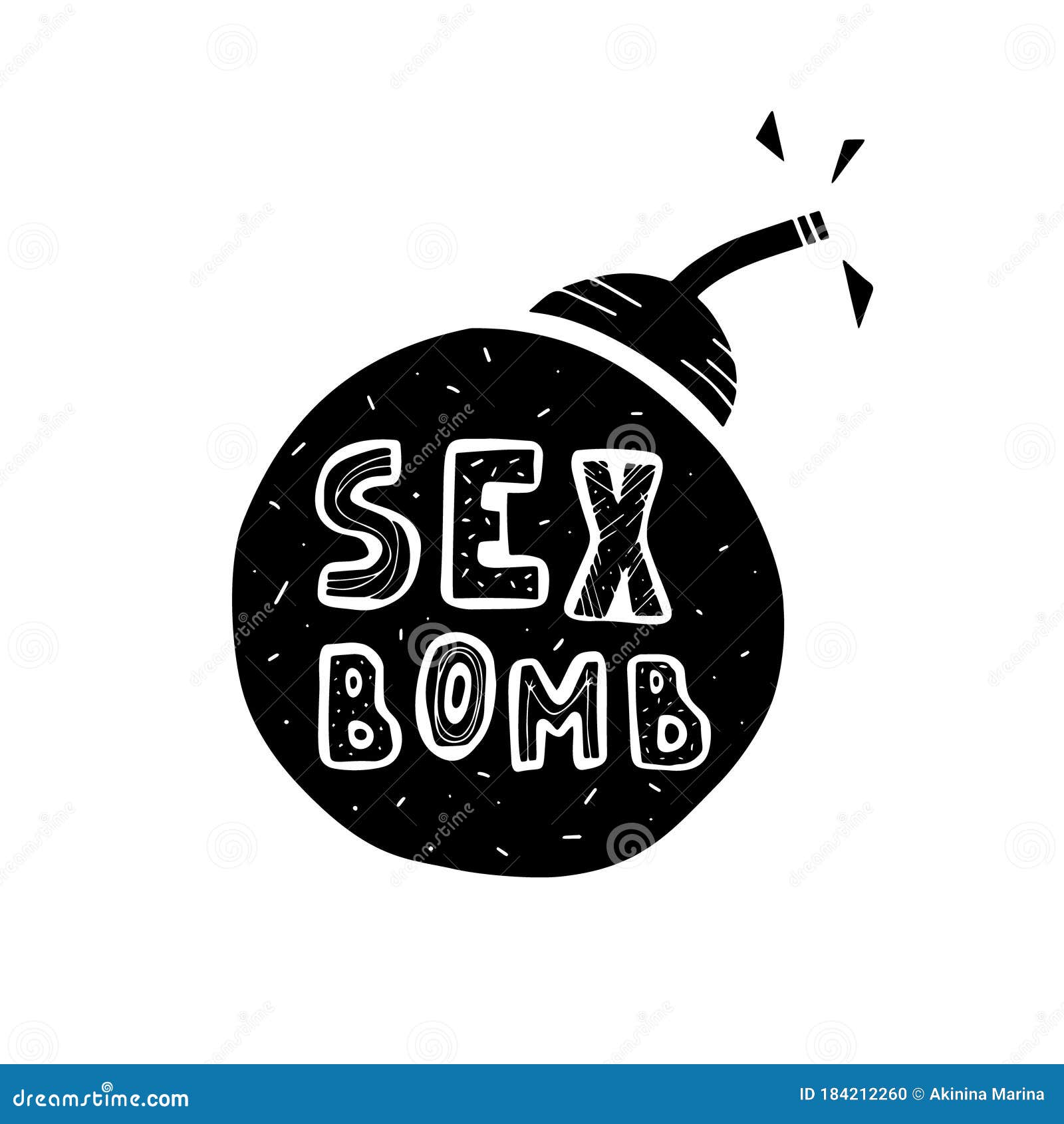 Sex bomb in a gang bang