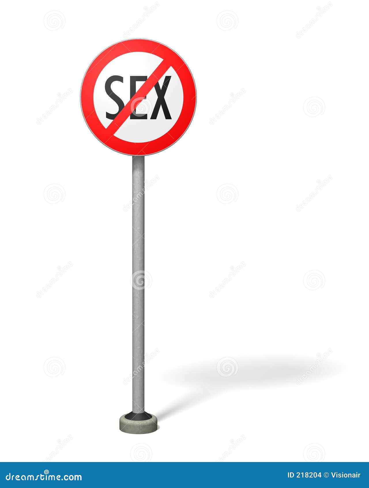 Sex Free Zone Stock Images Image 218204