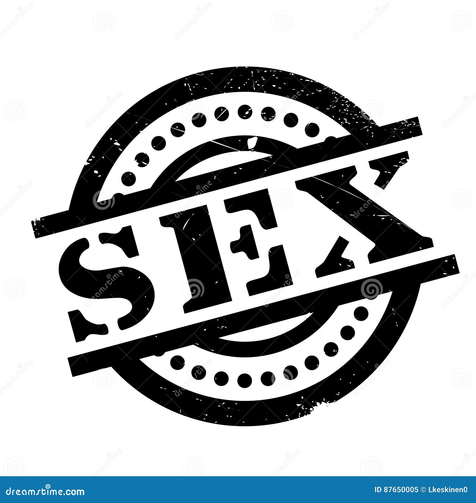 Sex Rubber Stamp Stock Vector Illustration Of Sign Rubber 87650005