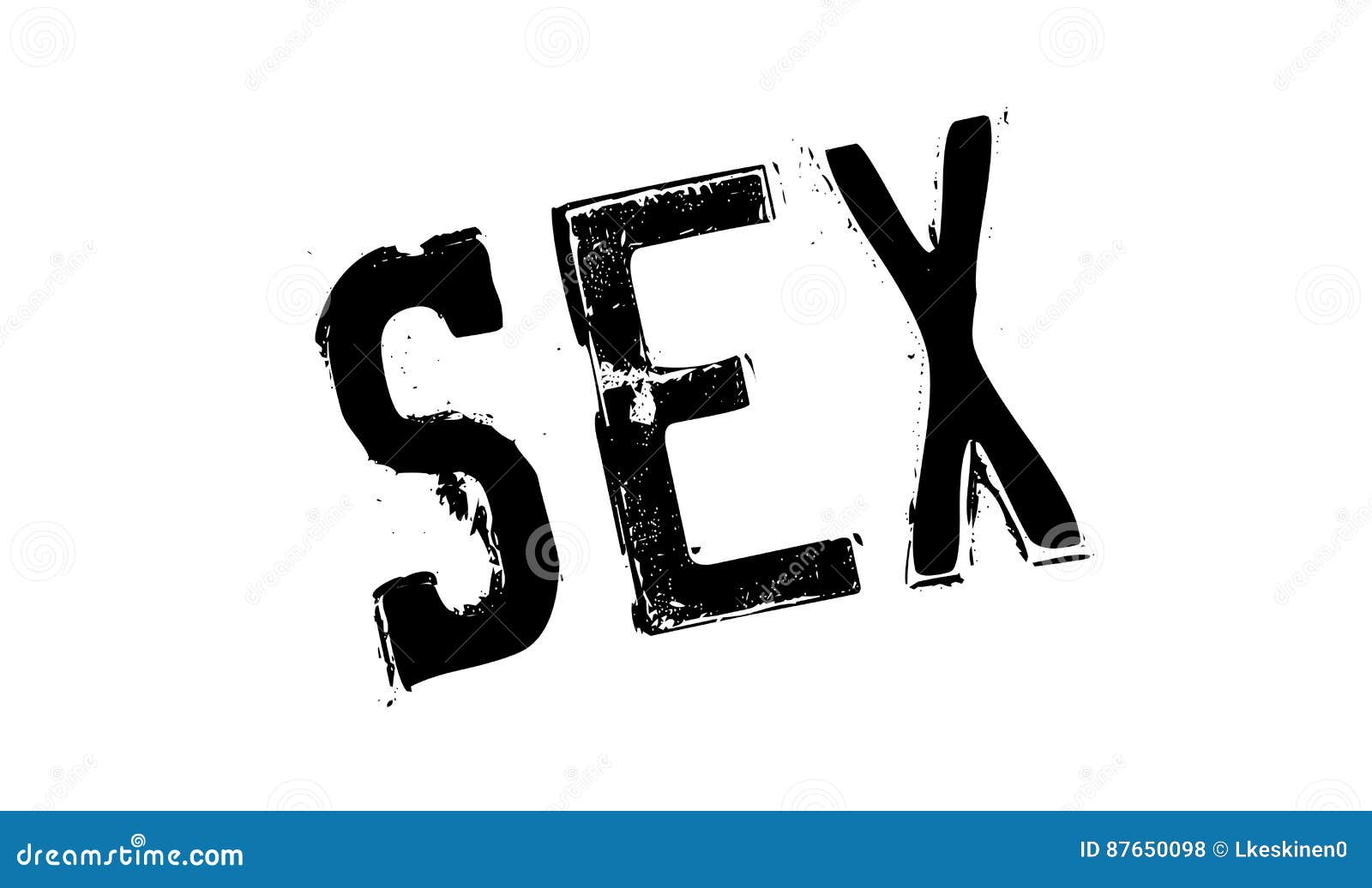 Sex Rubber Stamp Stock Vector Illustration Of Label 87650098