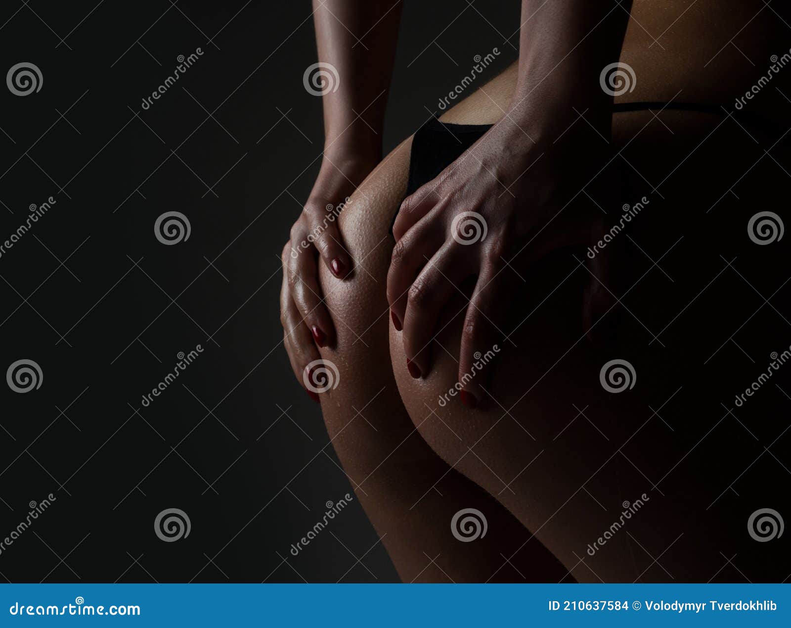 Sex Touch Buttocks. Naked Woman Ass. Nude Girl Butt photo