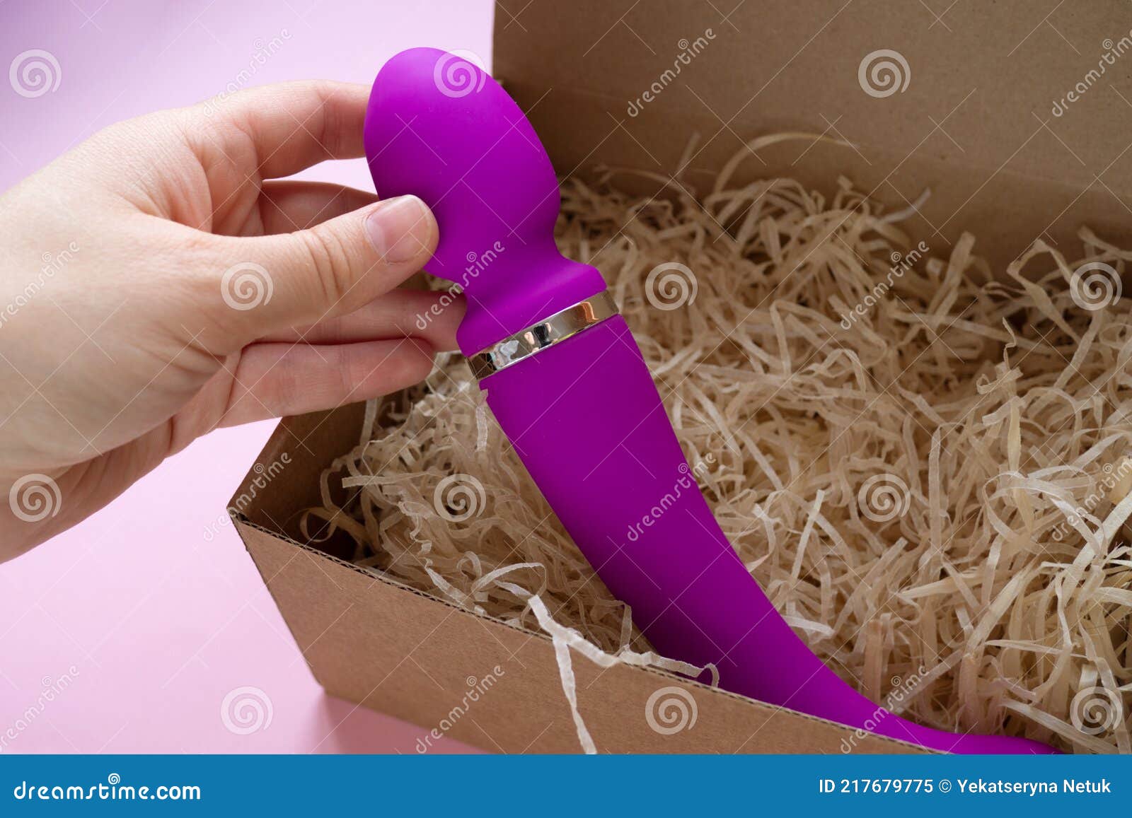 Sex Toy Pink Vibrator in Craft
