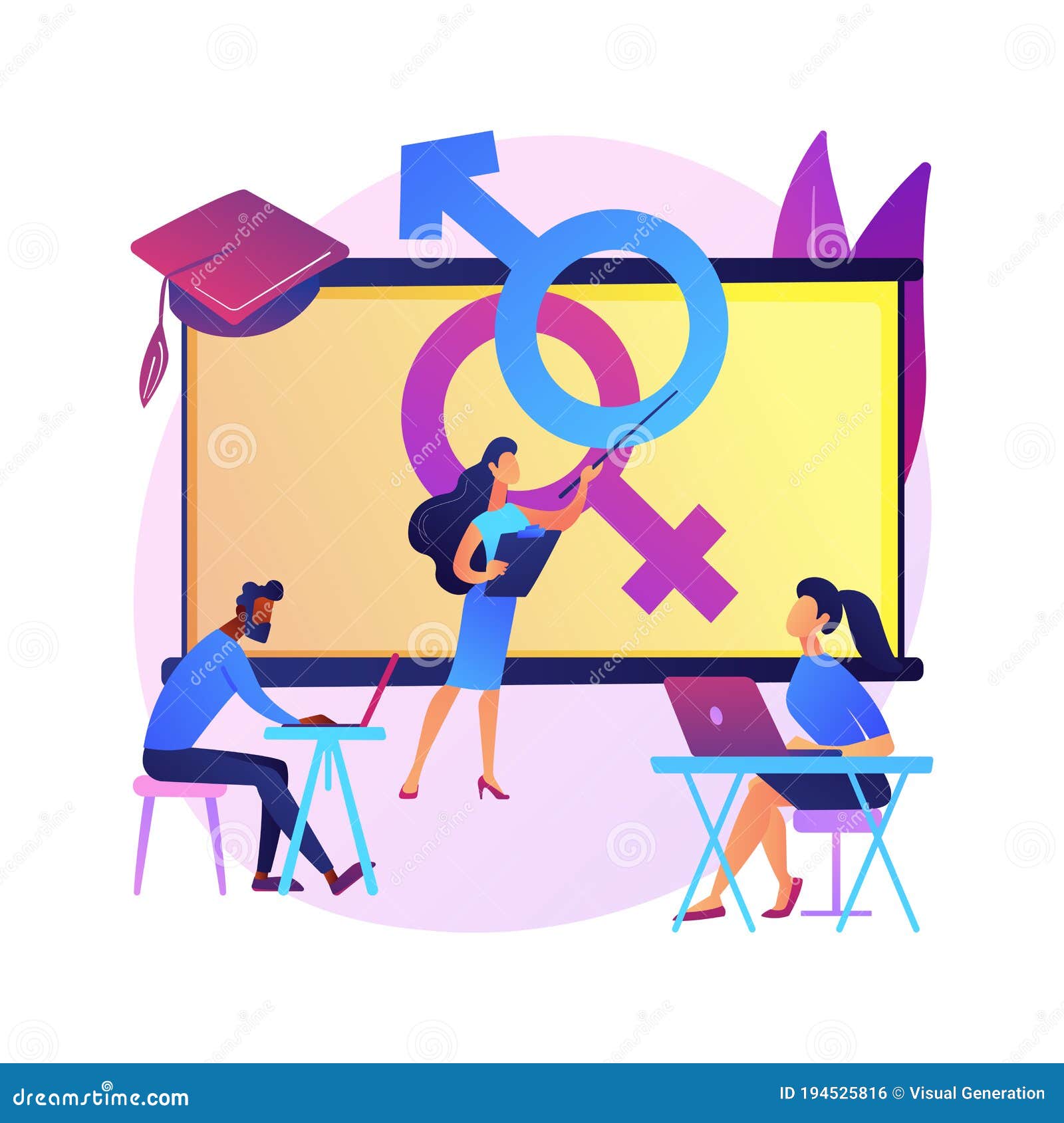 Sexual Education Abstract Concept Vector Illustration Stock Vector