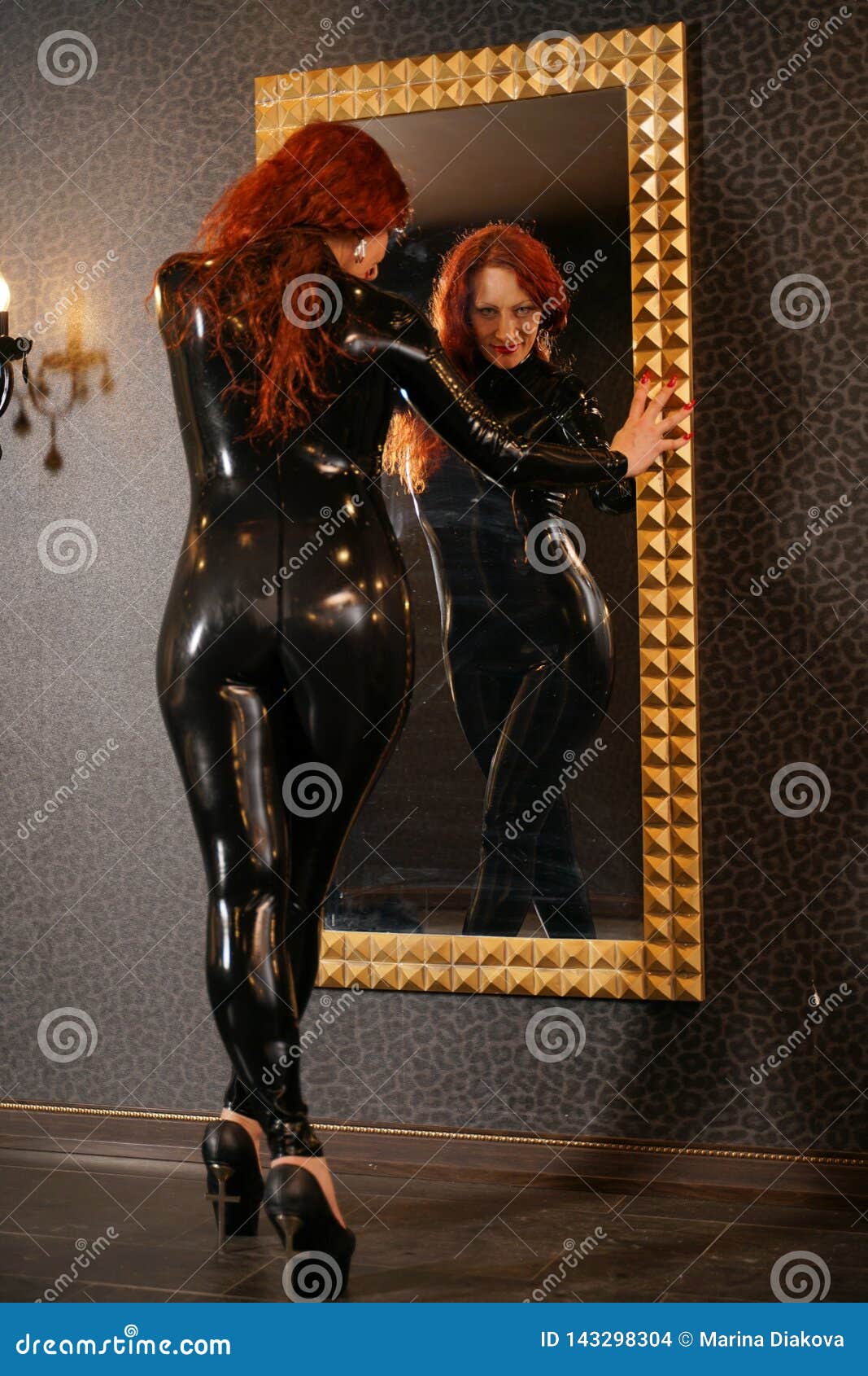 Latex catsuit Welcome to