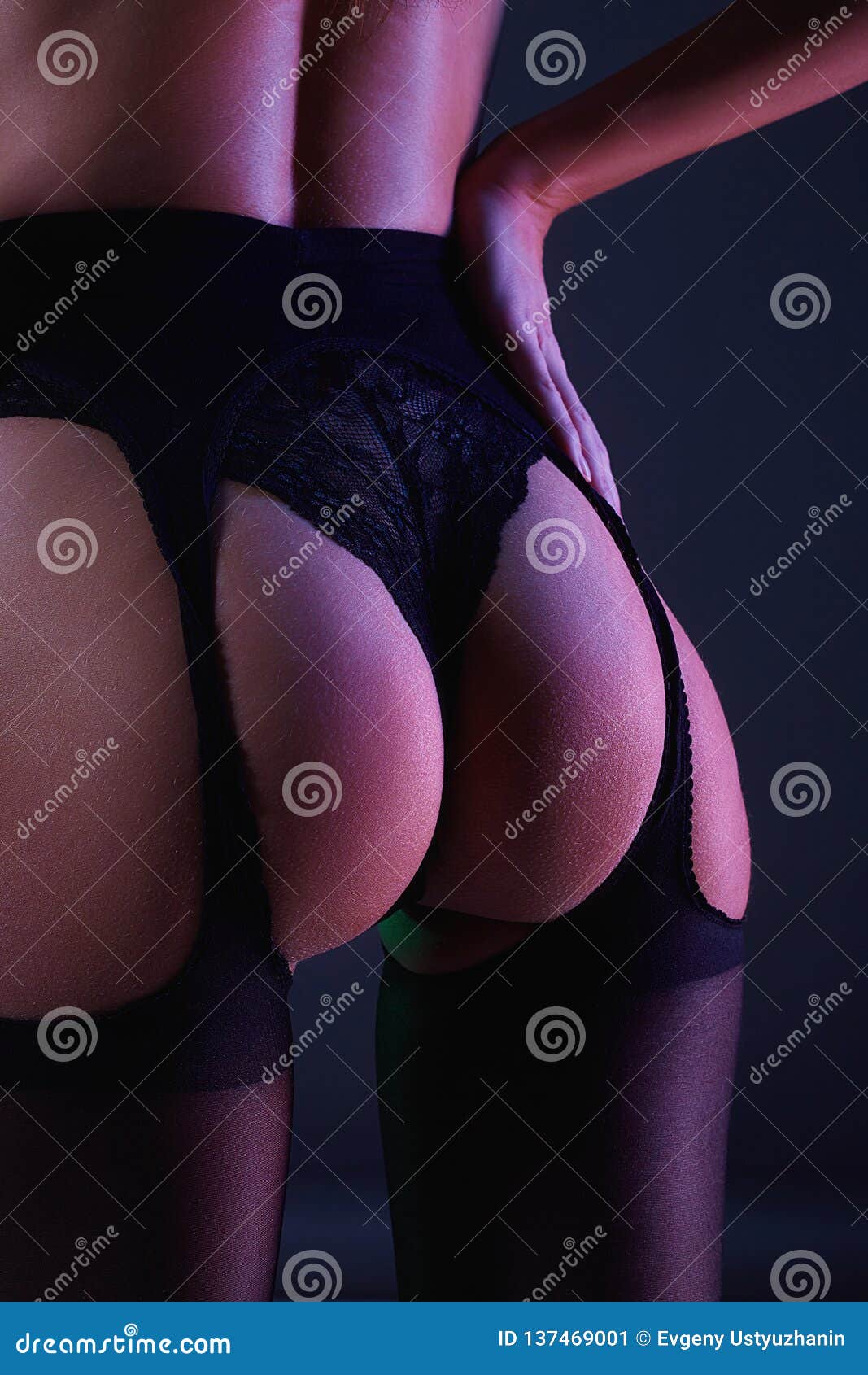 Sexual Lingerie on Body Girl Stock Image