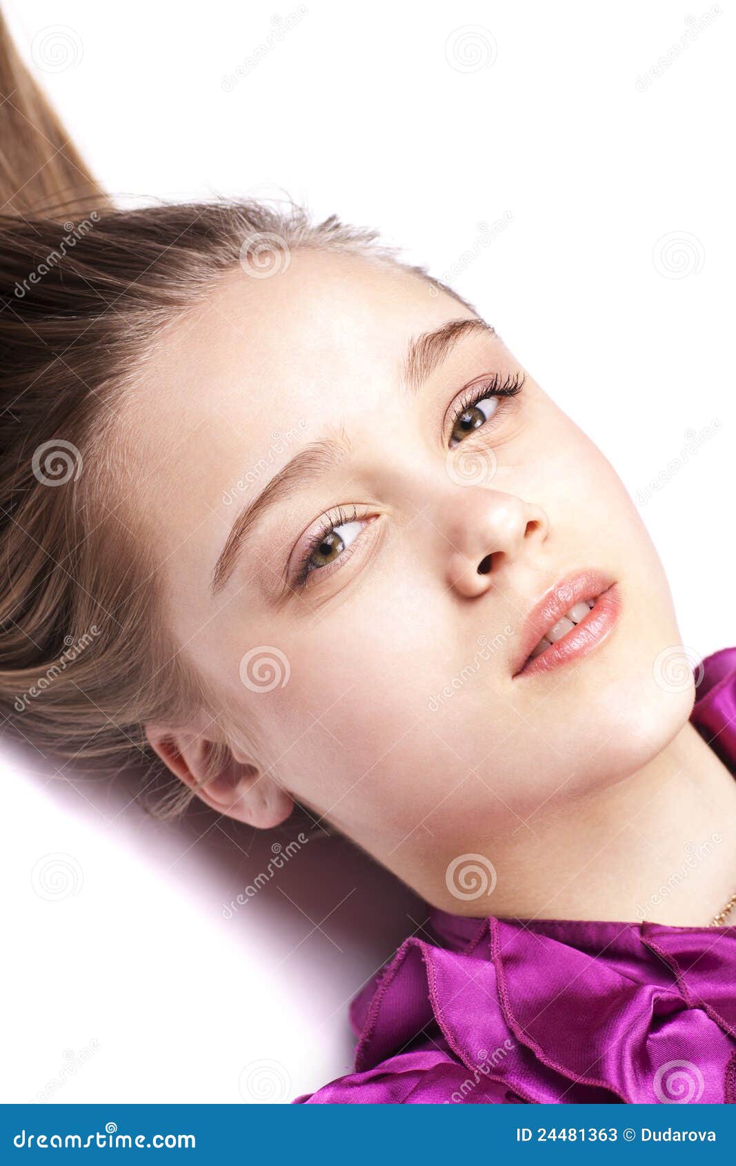Sexual Woman Lying On Floor Close Up Stock Image Image