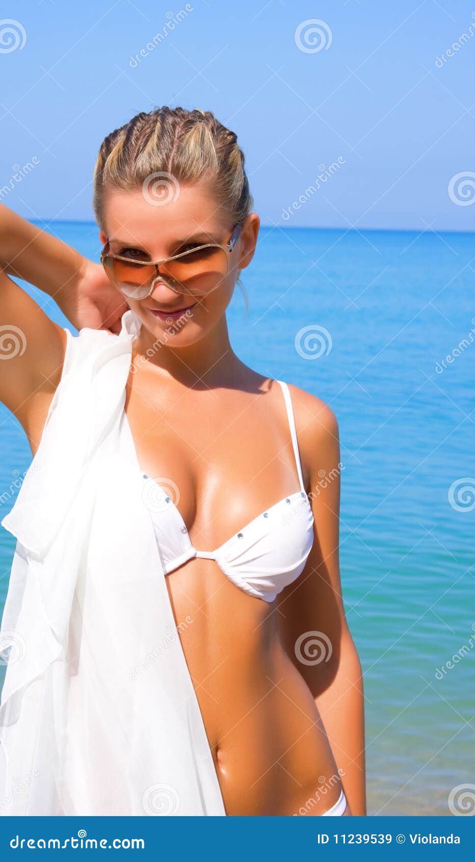 Sexual Young Girl Relaxing On A Beach Stock Image Image Of Coast Enjoy 11239539