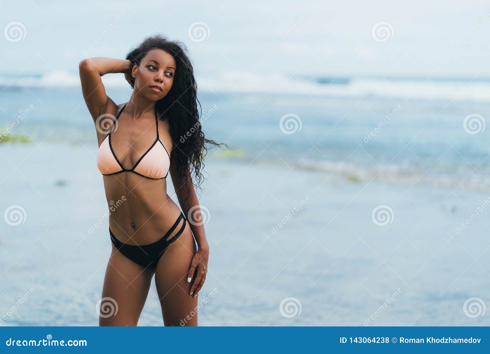 Young Black Teen Girls Bikinis