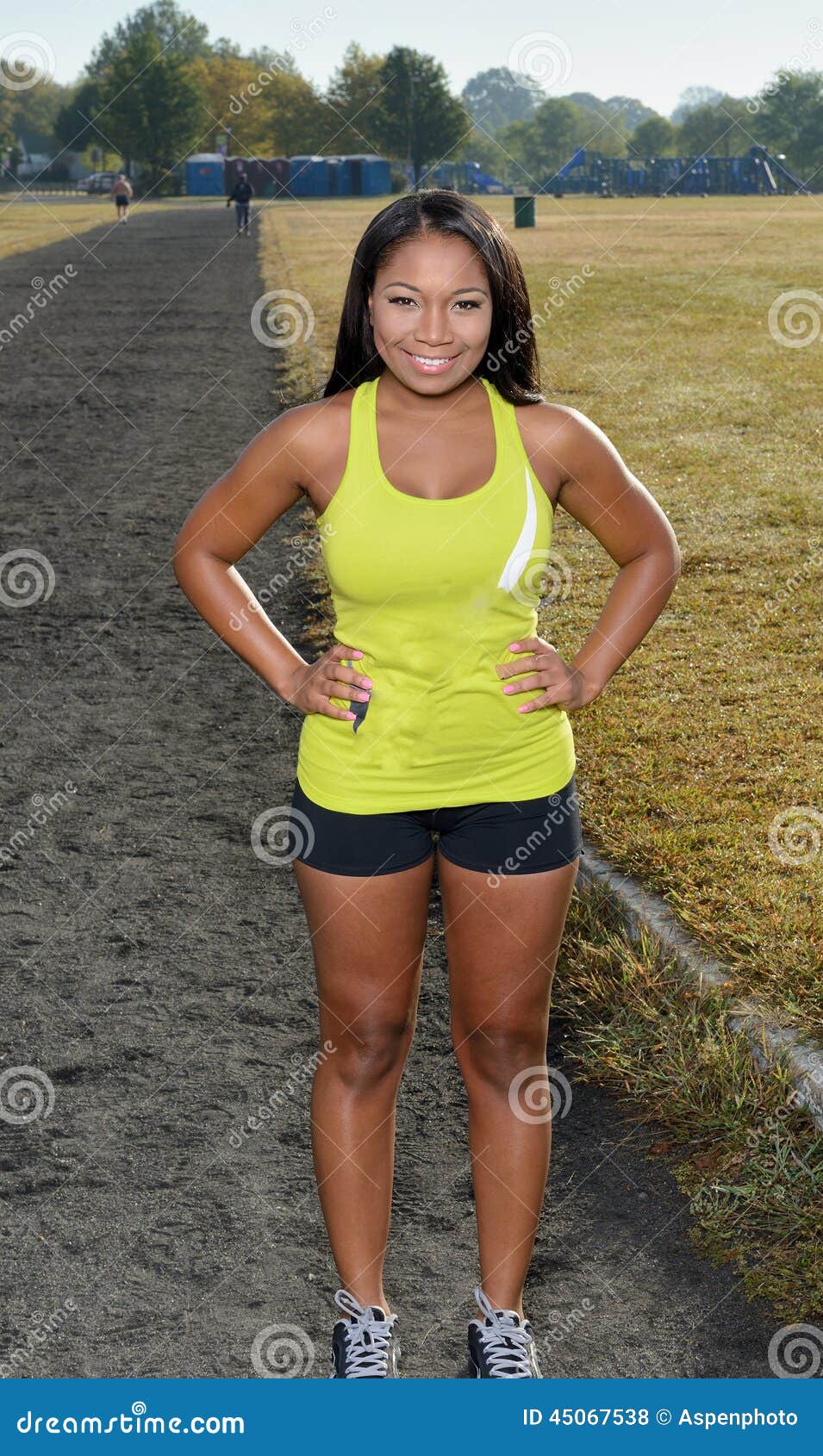 Download African-American Woman - Fitness Stock Photo - Image of ...