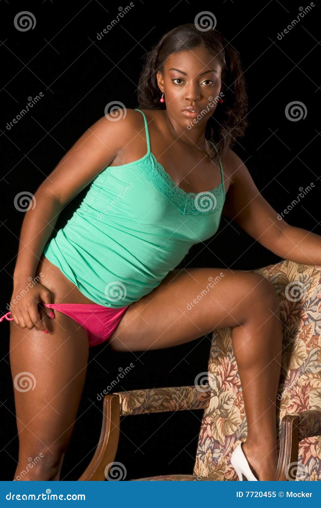 Seductive African Girl Standing Underwear Stock Photos - Free &  Royalty-Free Stock Photos from Dreamstime