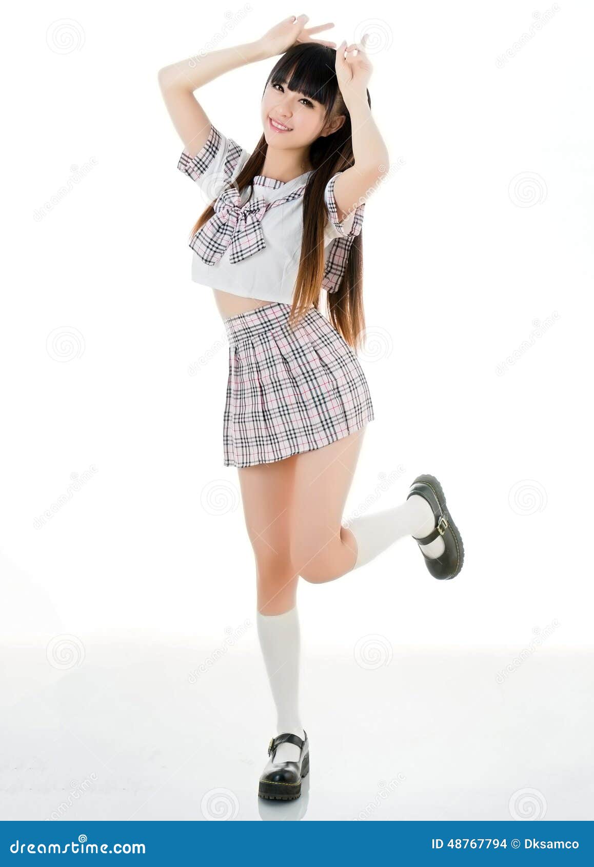 Sexyschool Xxx Video - Asian Girl Student in School Uniform Stock Photo - Image of movie, action:  48767794