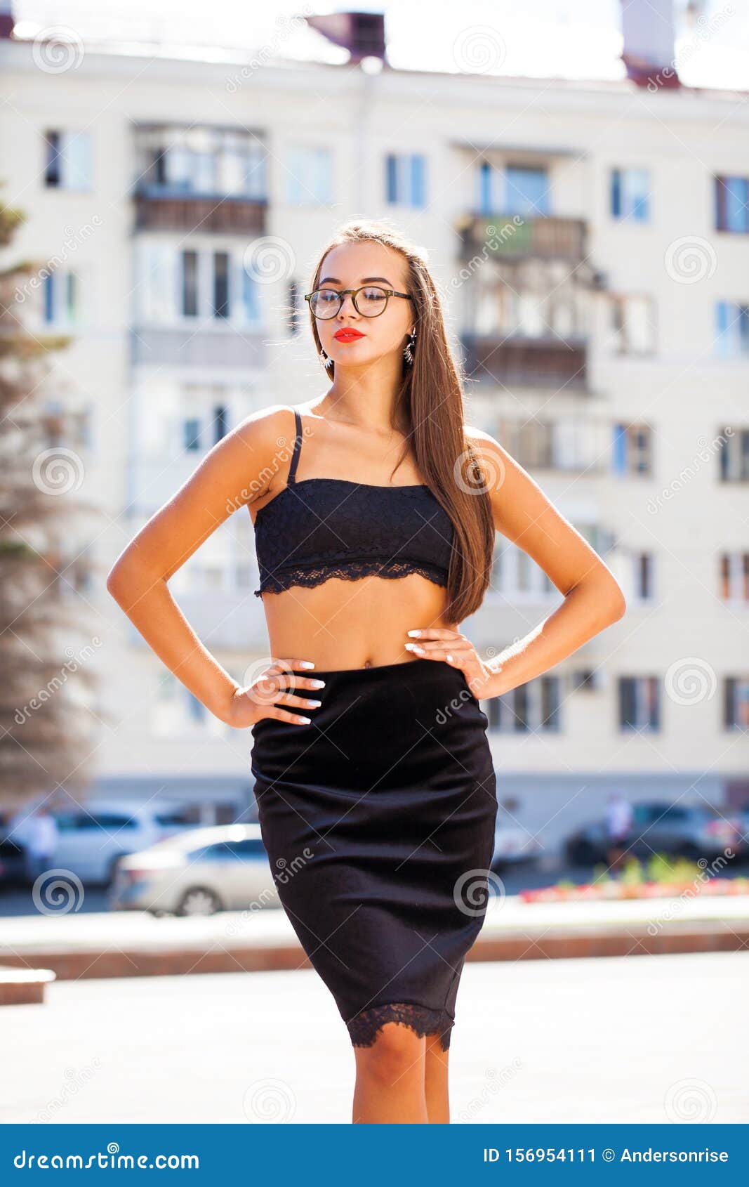 Young Woman In Black Bra And Panties Isolated On White Stock Photo, Picture  and Royalty Free Image. Image 30918105.