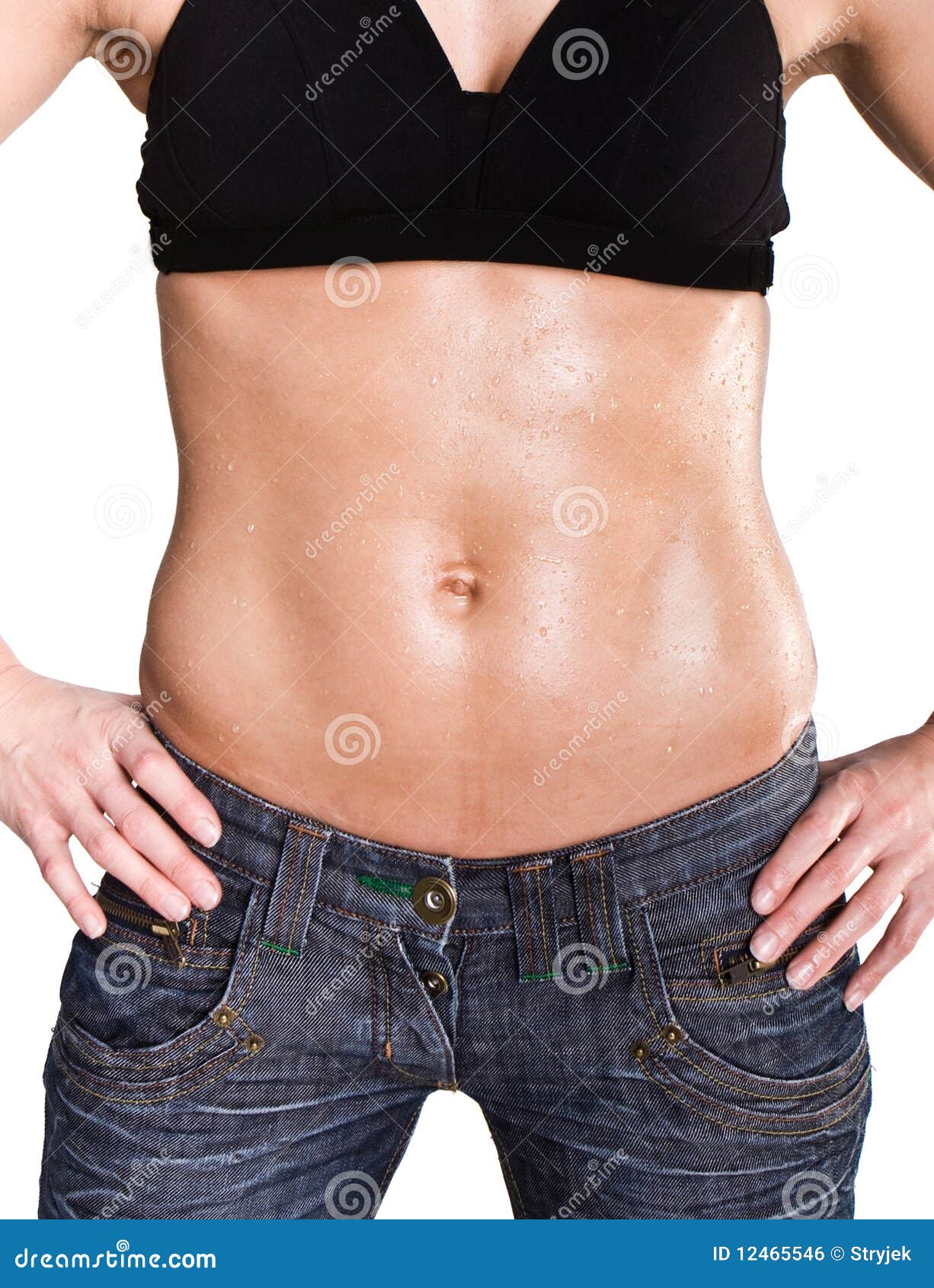 Belly Stock Photo Image Of Button Bl