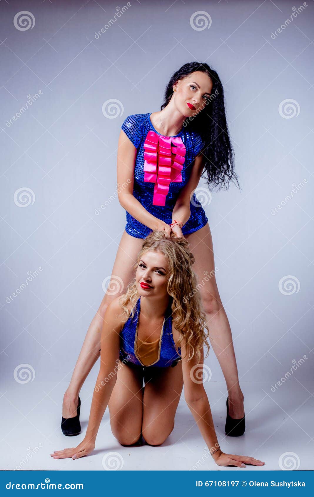 Porn Blonde Brunette White Background - Sexy blonde and brunette - Naked photo