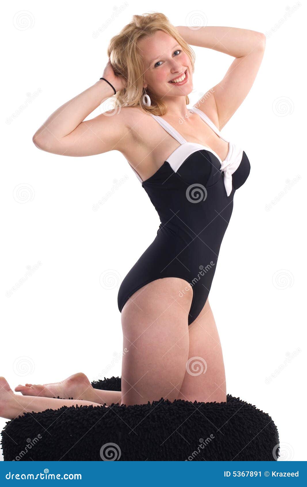 Blonde In Pin Up Pose Stock Image Image Of Girl Person