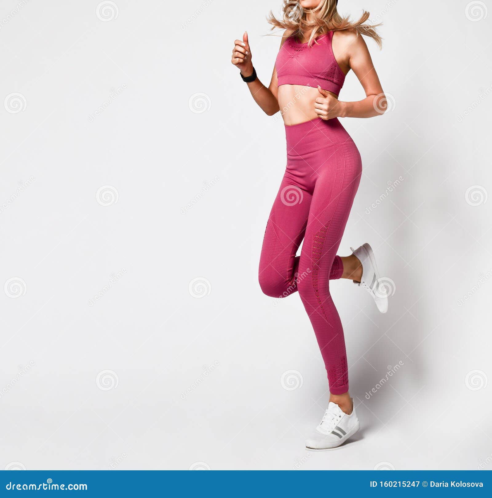 Blonde Woman with Perfect Athletic Slim Figure by Physical Education or  Fitness, Leads a Healthy Lifestyle, Wears Comfortable Stock Image - Image  of girl, exercising: 160215247