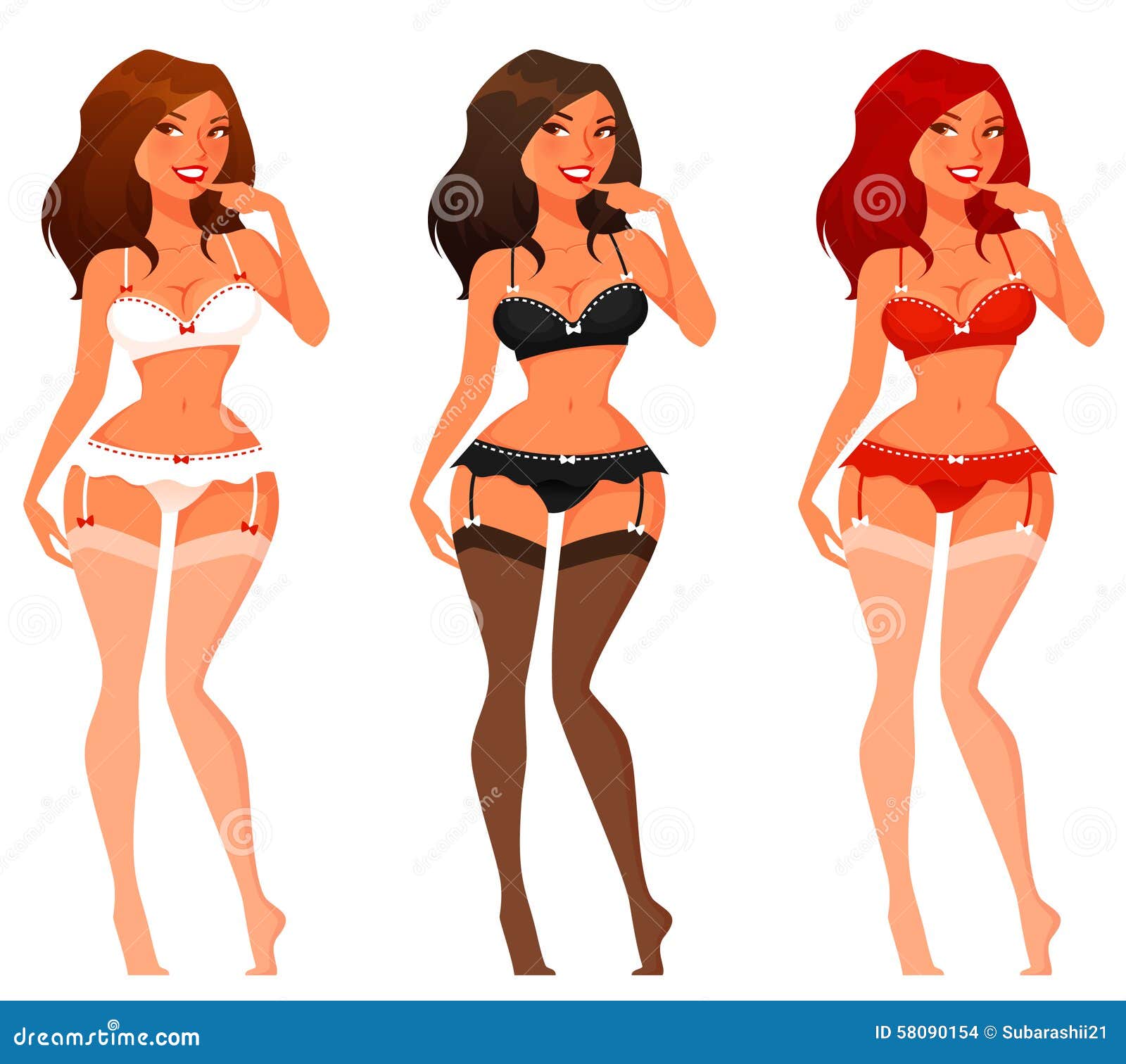 Sexy Underwear Cartoon
