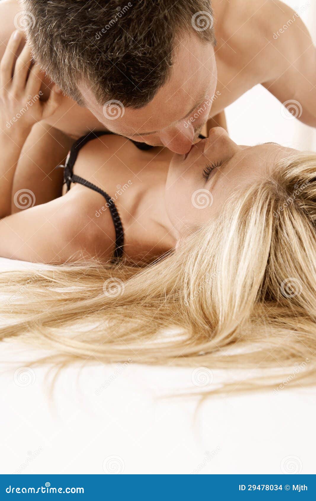 Hot sexy couple kiss