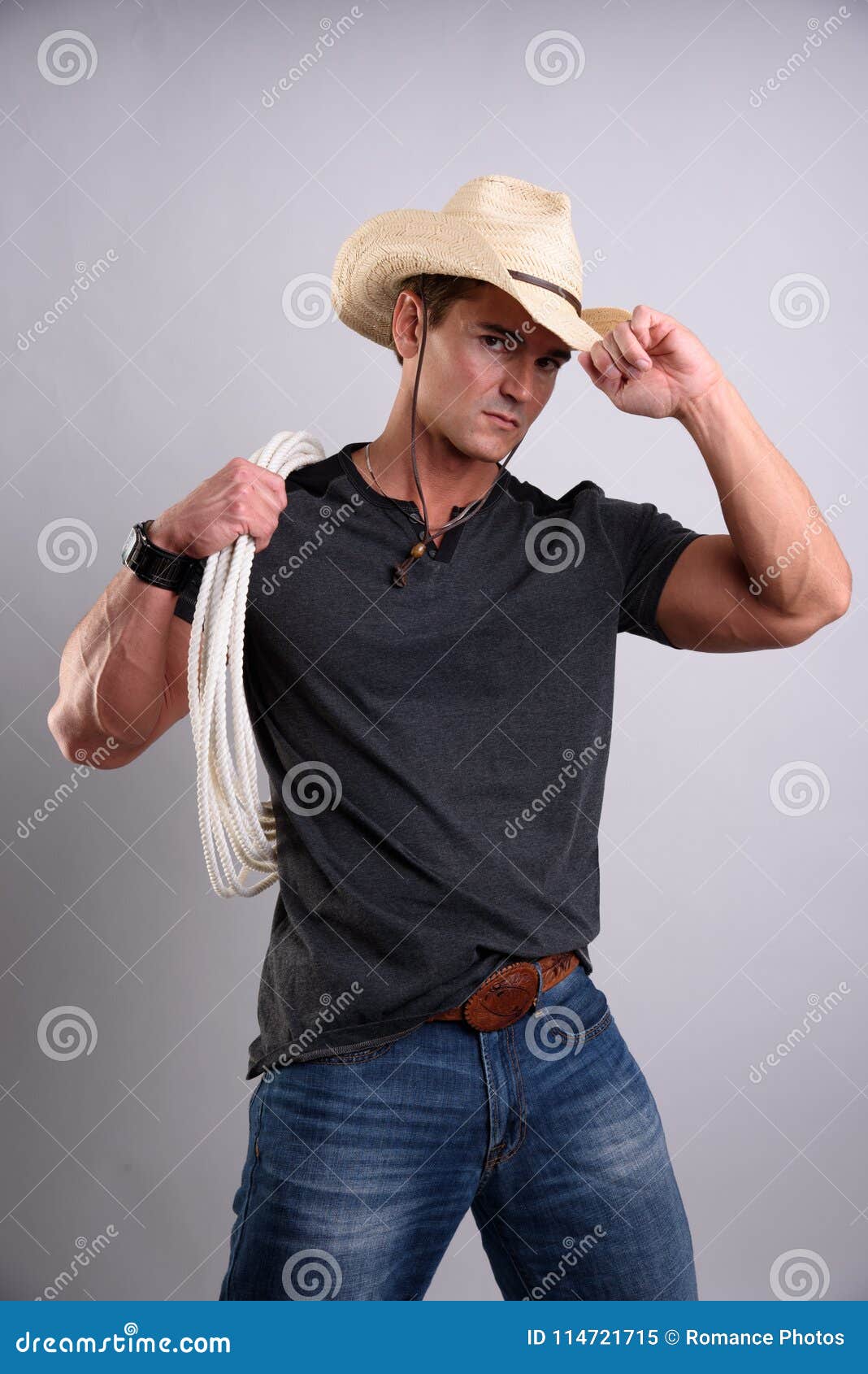 casual cowboy look