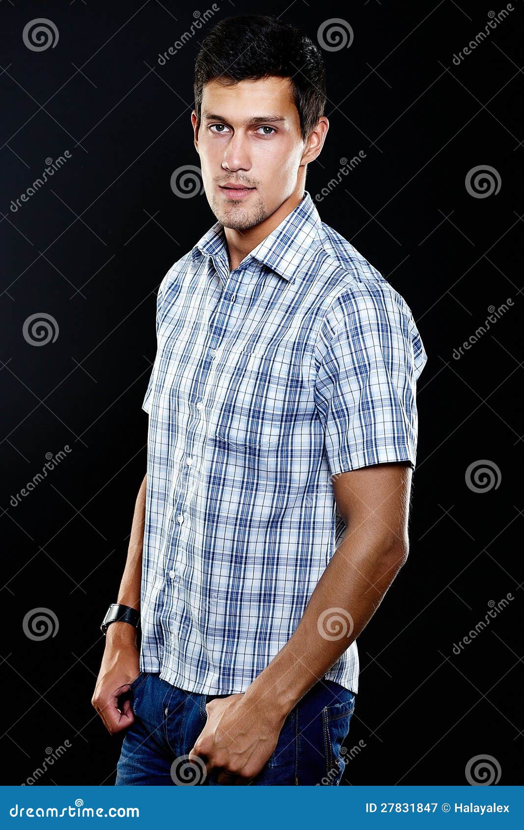 Fashion stylish young man stock image. Image of hood - 27831847