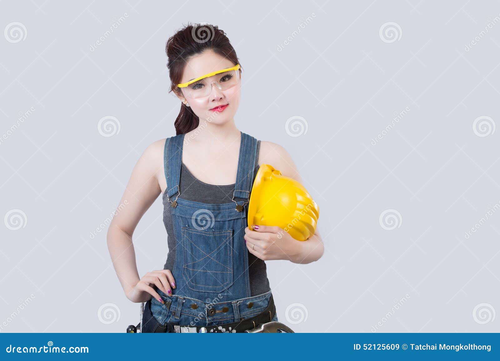 Female Construction Worker Stock Image Image Of Manual