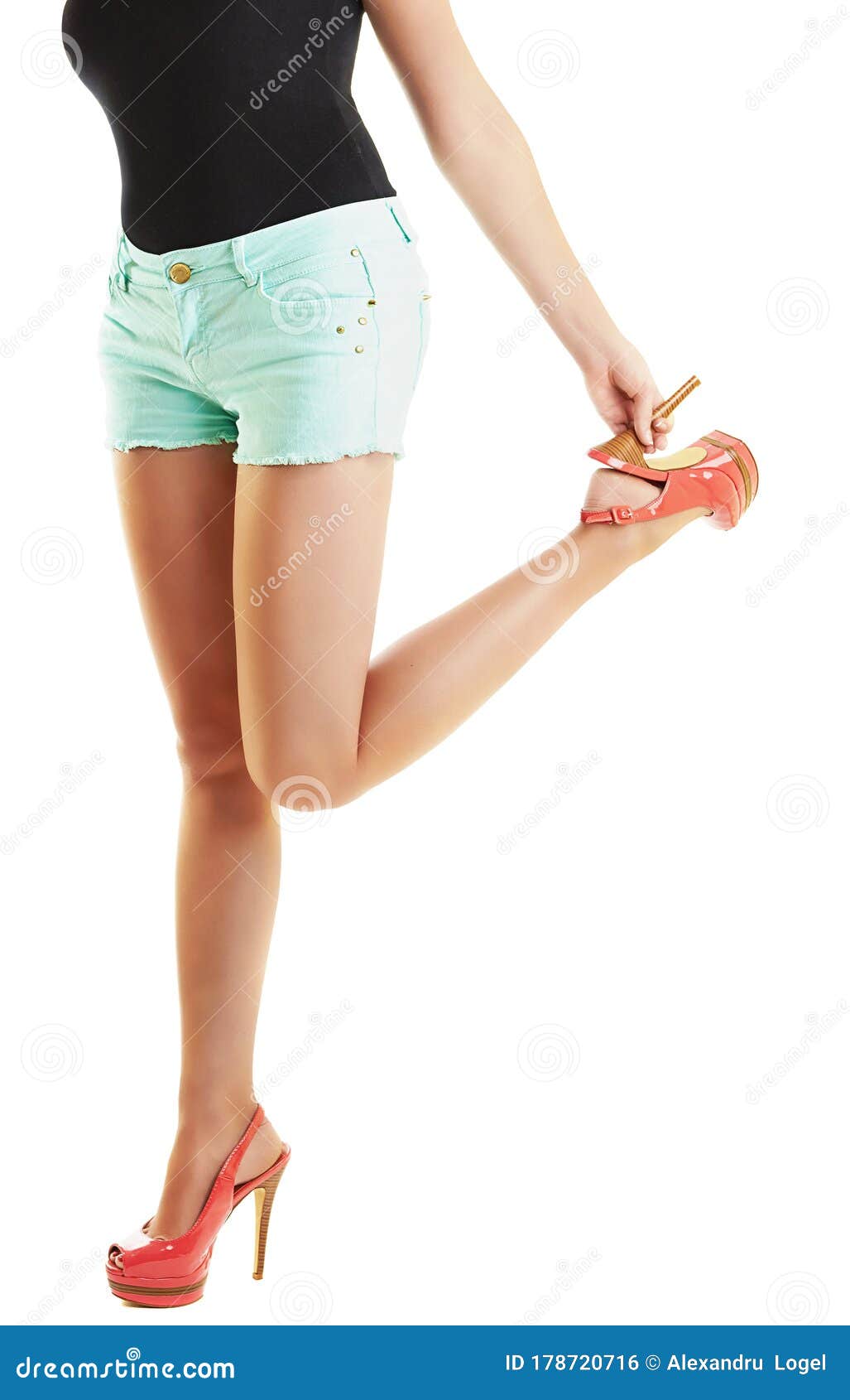 Sexy high heels and feet