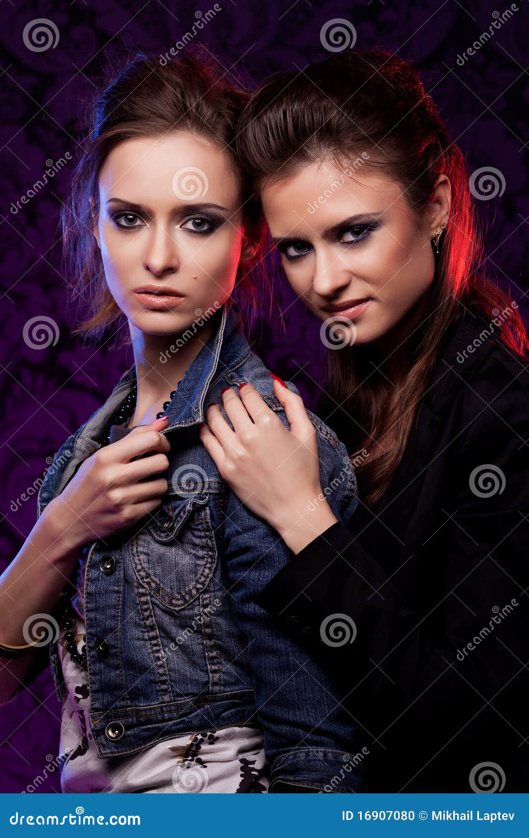 Female twins stock photo. Image of adult, luxury, attractive 16907080