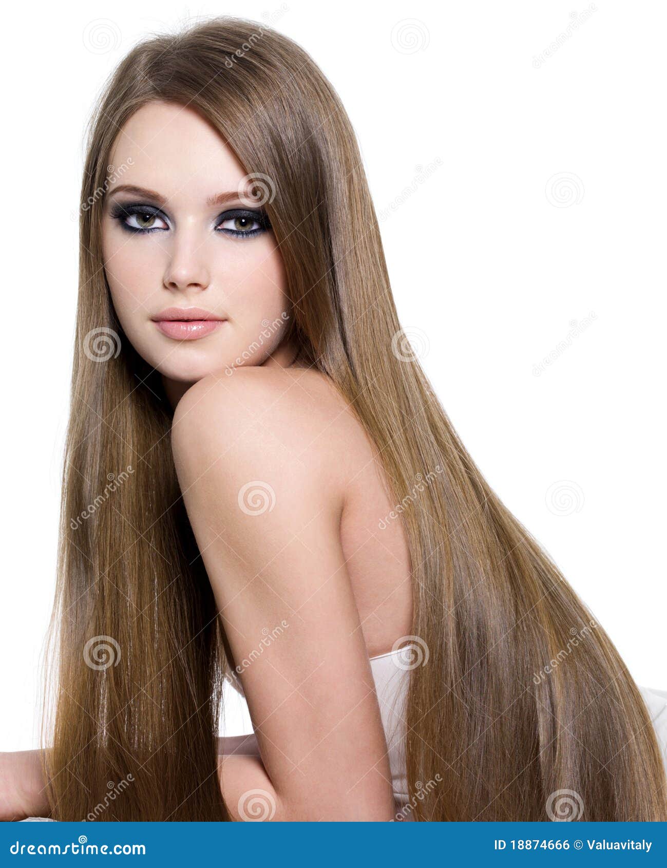 Cute Baby Girl Very Long Hair Stock Photo 1222499770 | Shutterstock