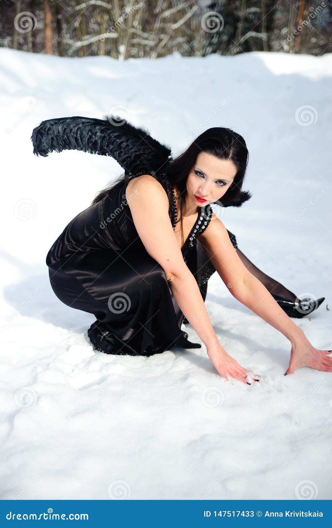 Sexy snow angels