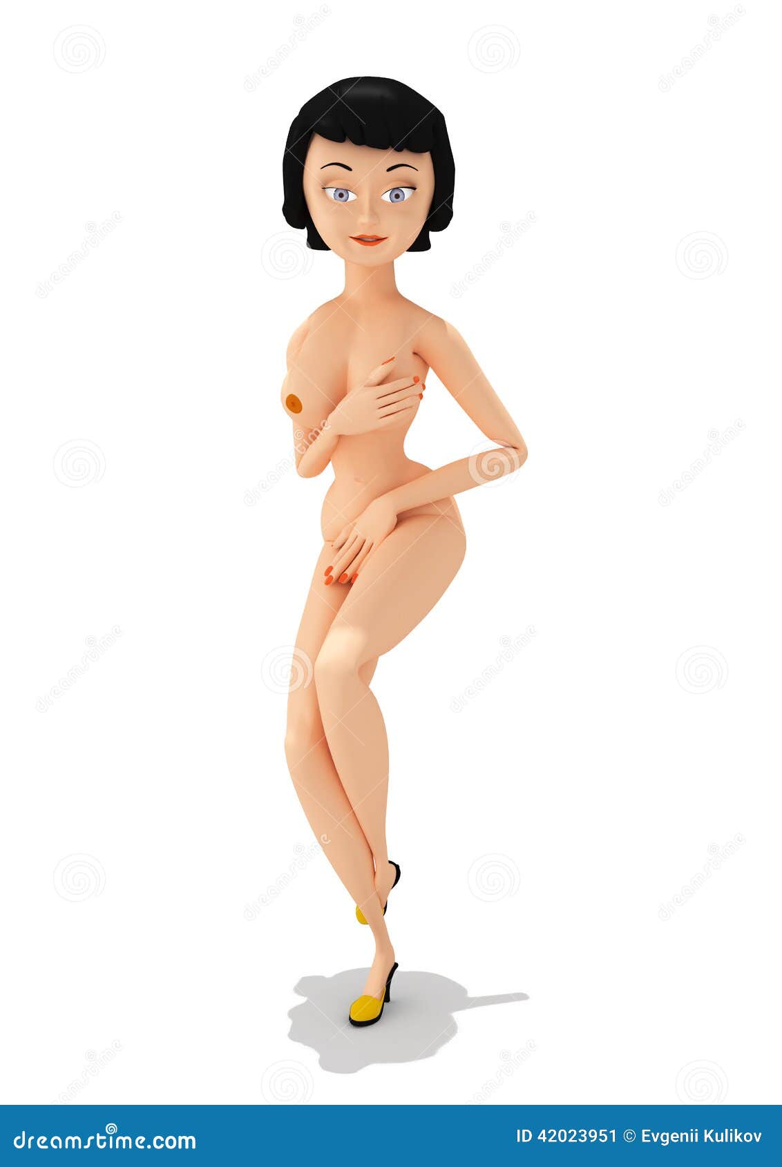 Girl with no clothes on