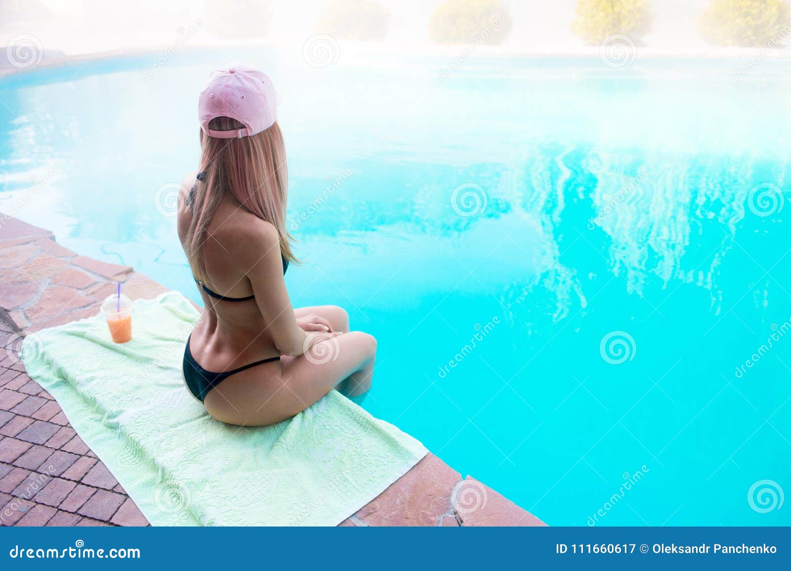 Girl ass floating in pool big ass Girl With Curvy Butt Near The Swimming Pool Relax And Dri Stock Image Image Of Sensual Style 111660617