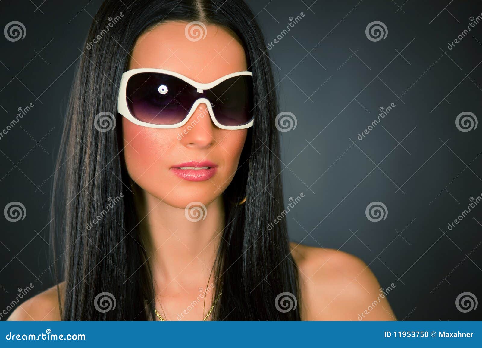Girl with glasses stock photo. Image of attractive, stylish 11953750