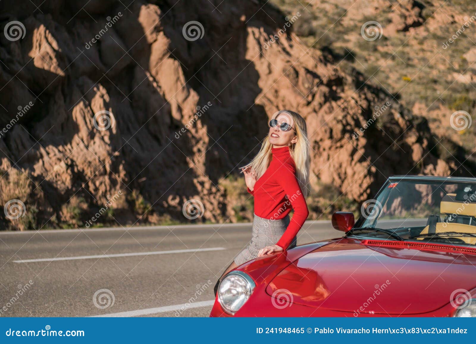 Sexy Girl On Car Telegraph