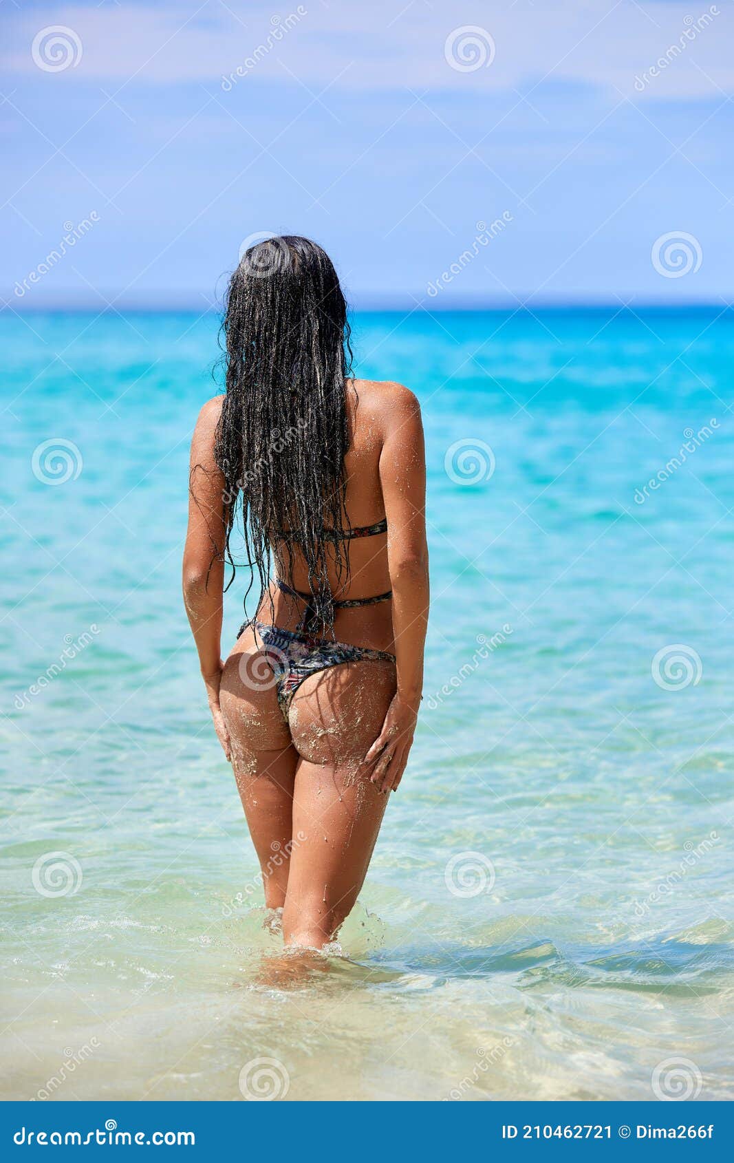 sexy wife on the beach hot photo
