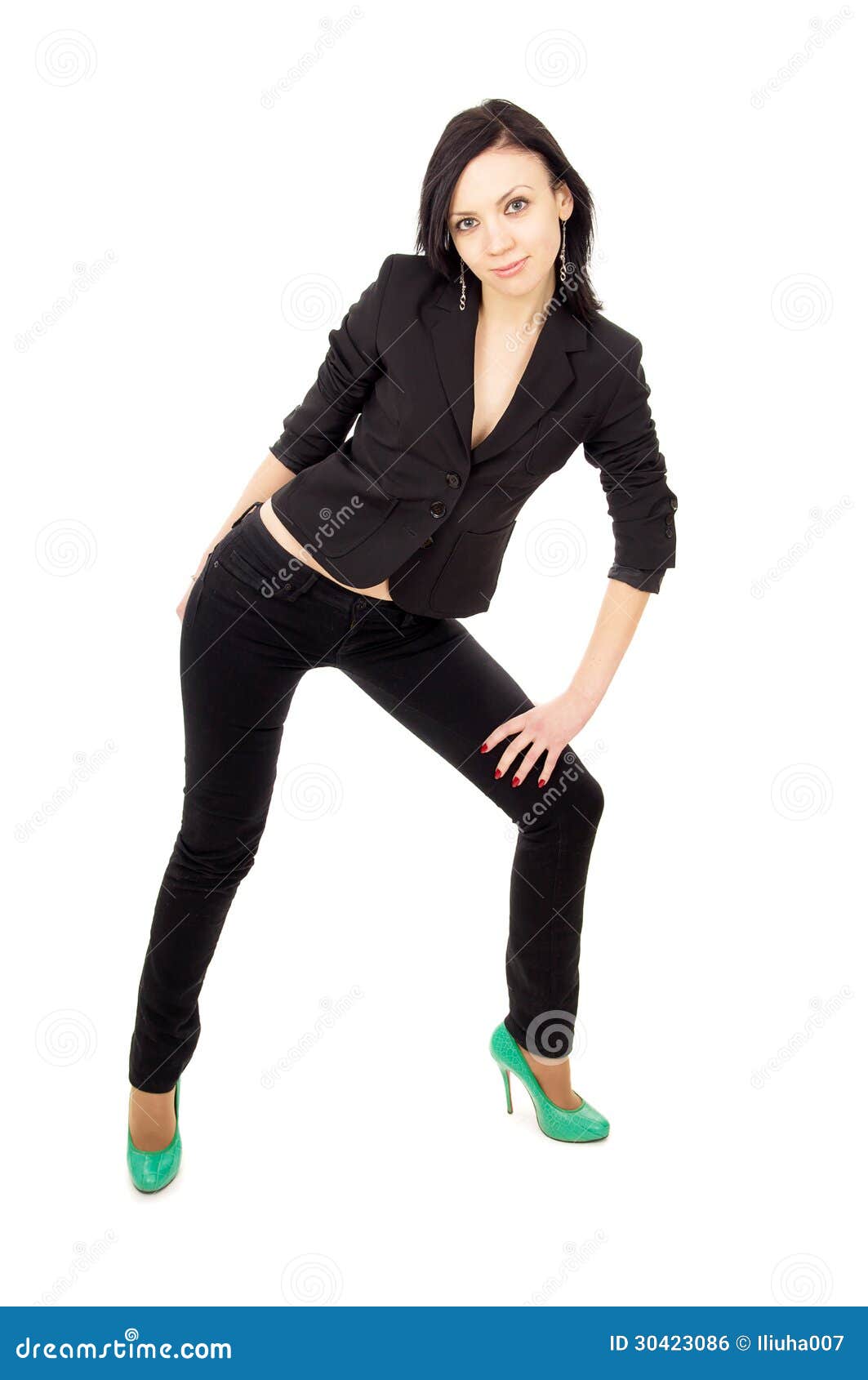 Sexy Girl In Suit Royalty Free Stock Image - Image: 30423086