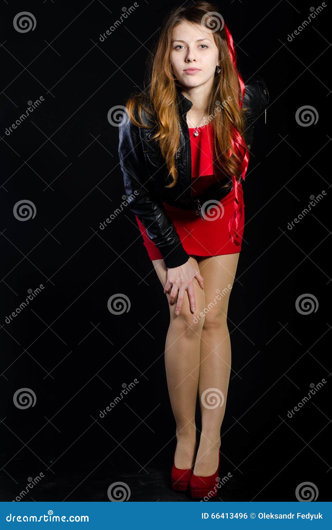 Girls in the Car. Celebrating. Stock Photo - Image of long, legs: 66413496