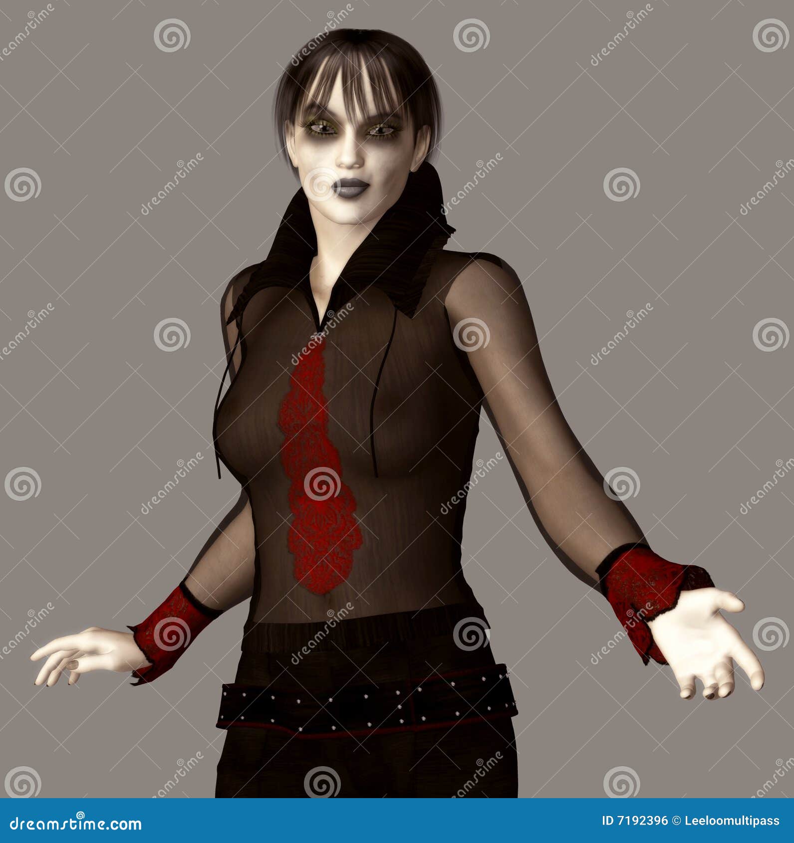 Gothic Girl Royalty Free Stock Image Image 7192396