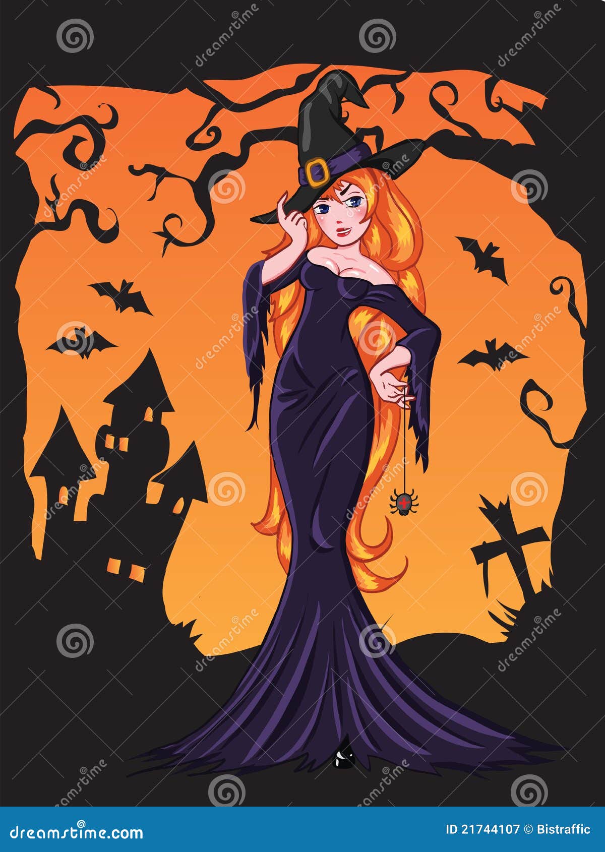 Sexy Halloween Witch Drawing Royalty Free Stock 34545 | Hot Sex Picture