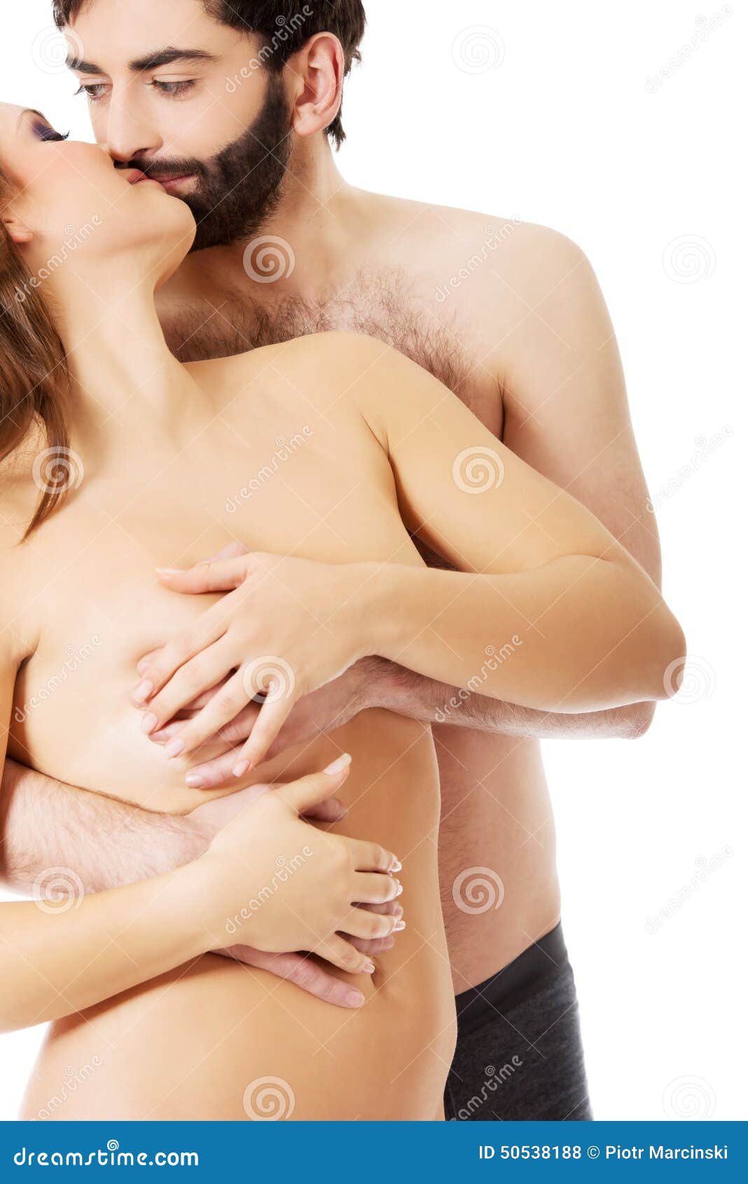 Heterosexual Couple Kissing. Stock Photo - Image of seductive, embrace:  50538188