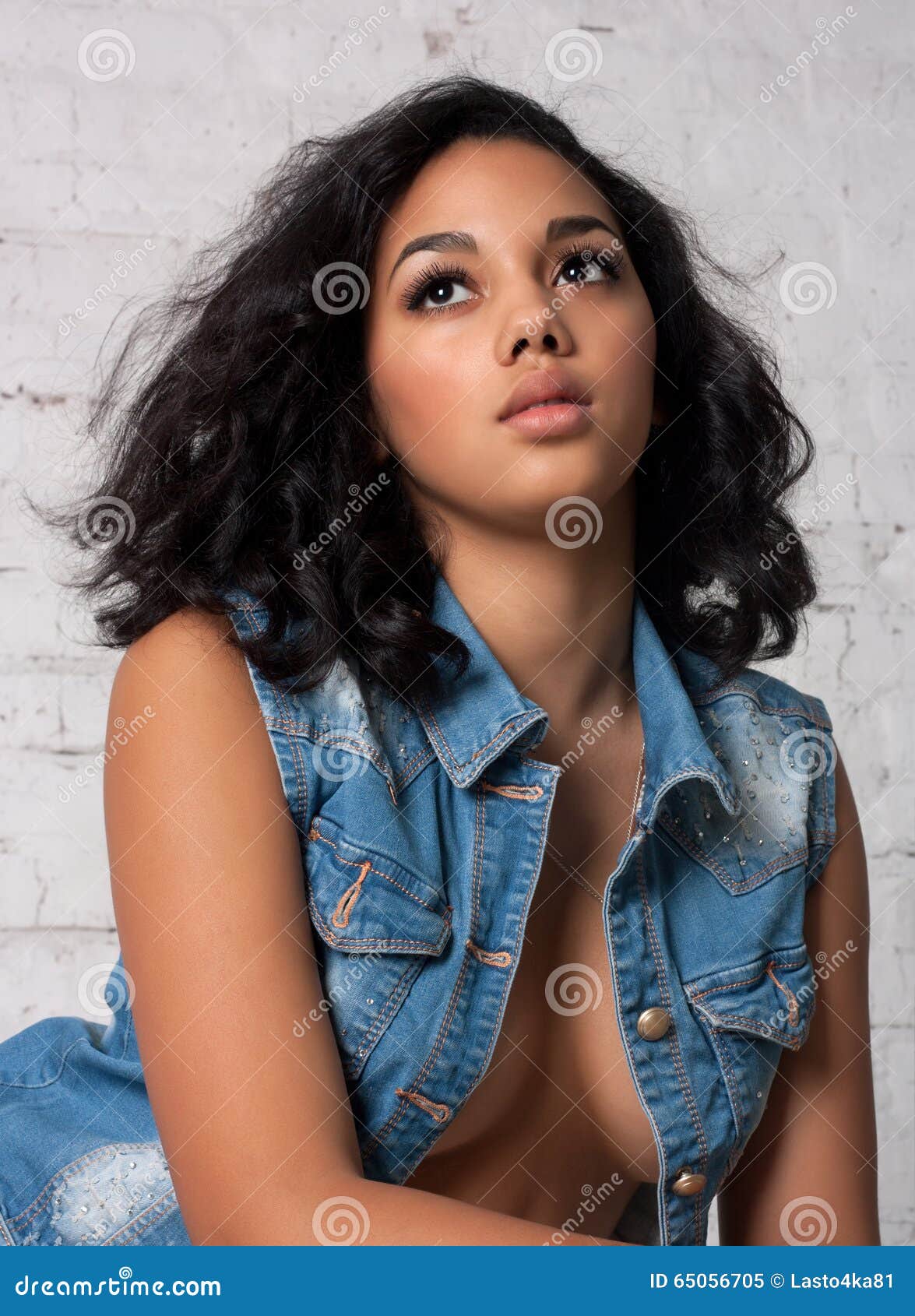 Hot stock image. Image of girl, black, clean 65056705
