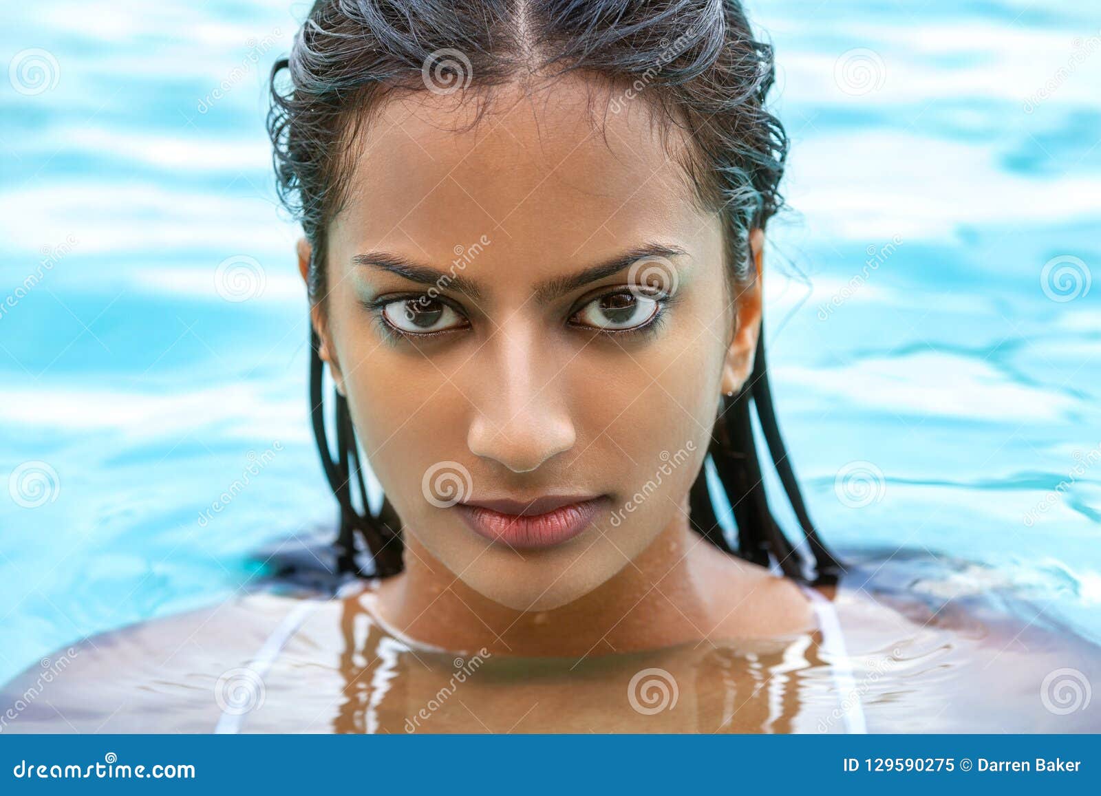 Young Indian Slim Girl Very Long Stock Photo 2190917933