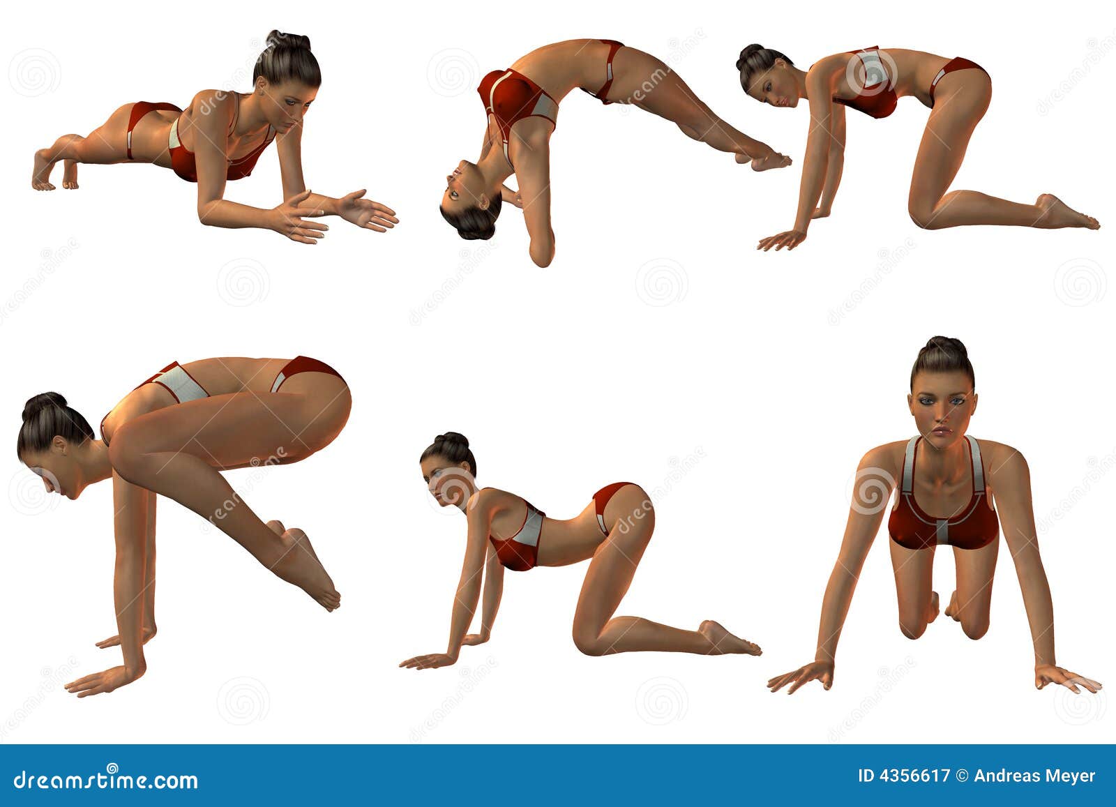 Joga Poses stock illustration. Illustration of isolated - 4356617