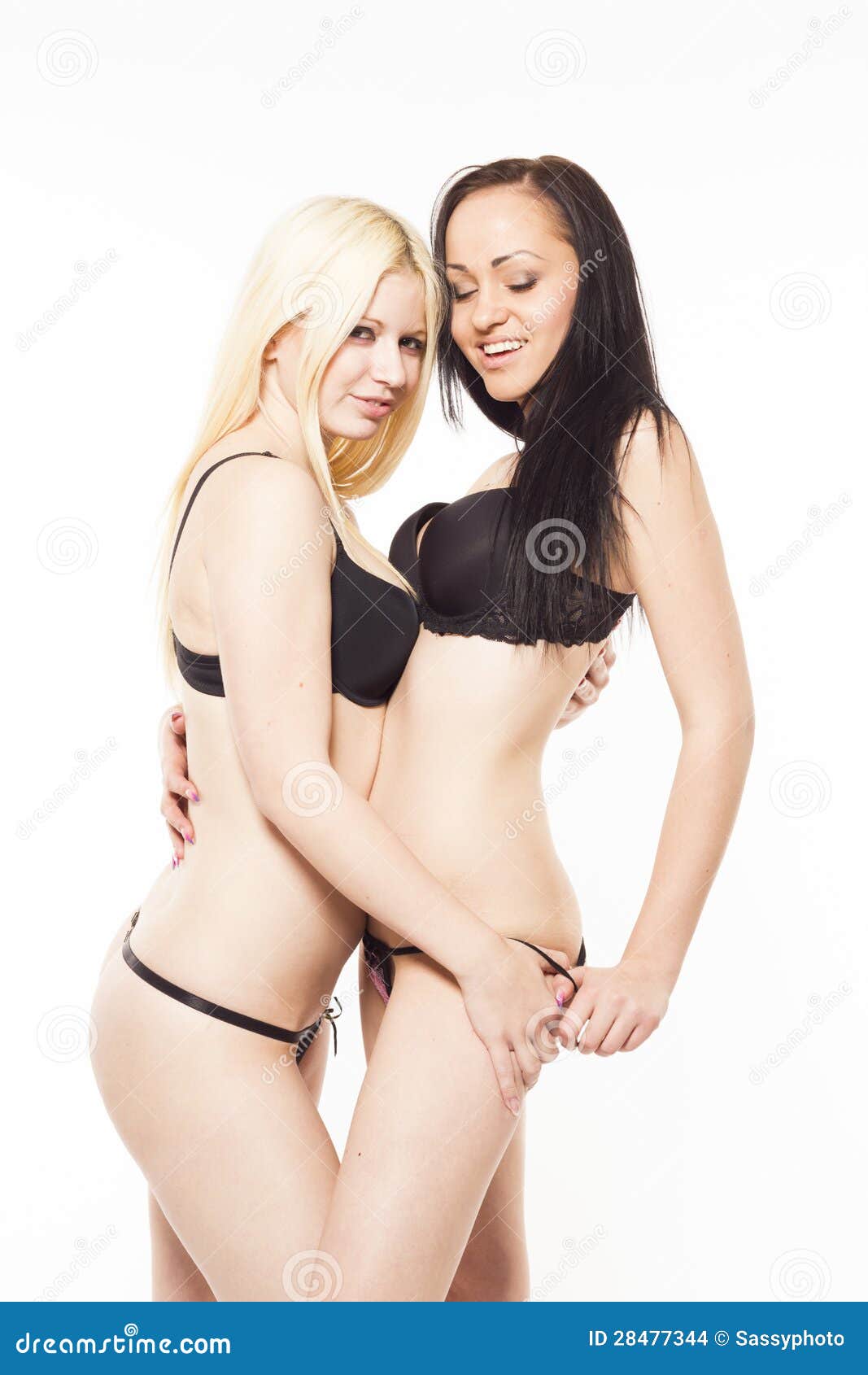 Hot Sexy Lesbians Kiss