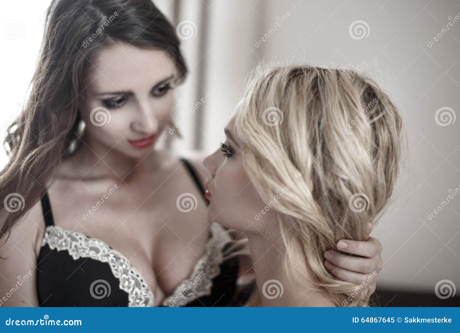 Lesbian Lovers At Morning Stock Image Image Of Intimate