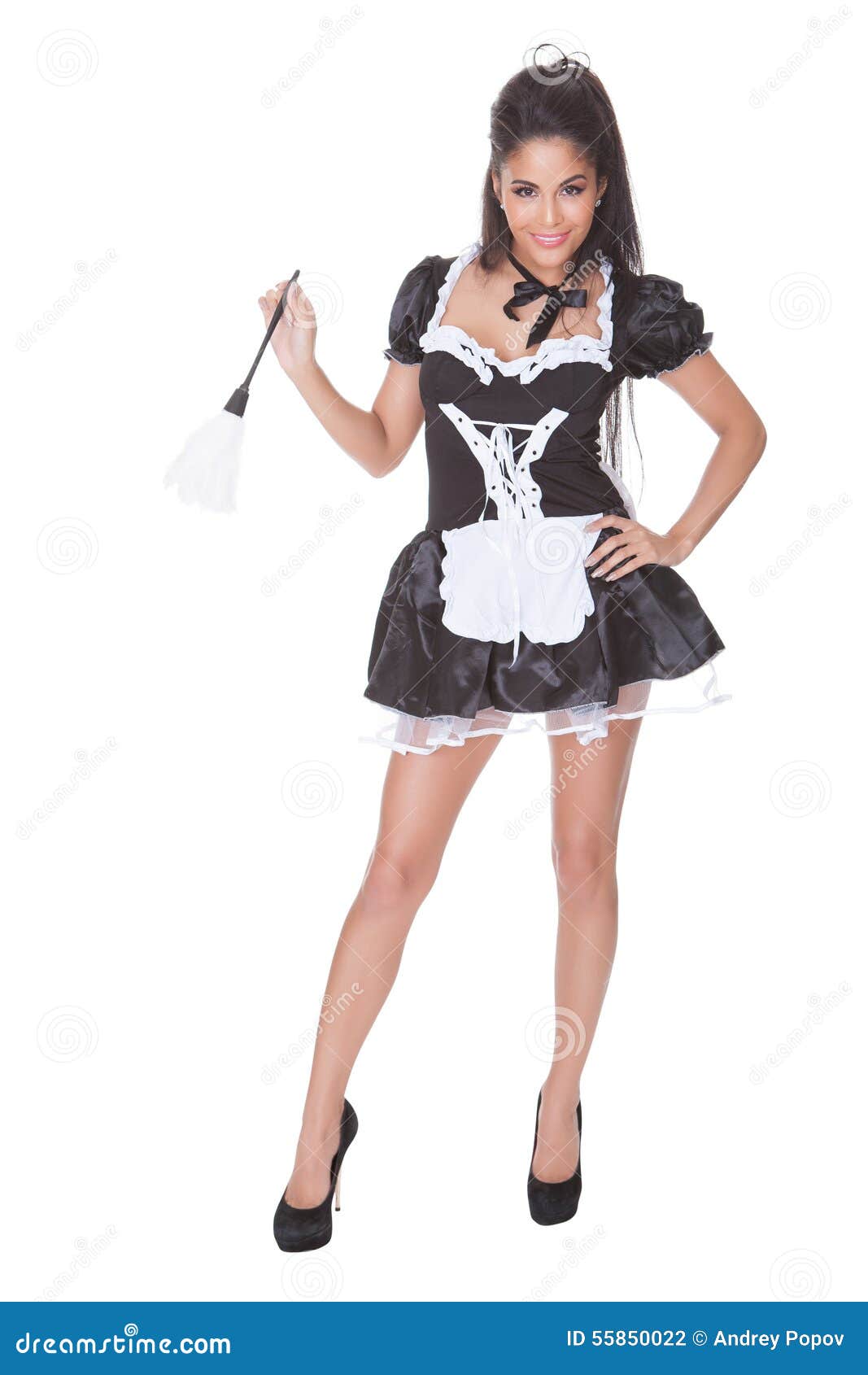 maid in skimpy uniform